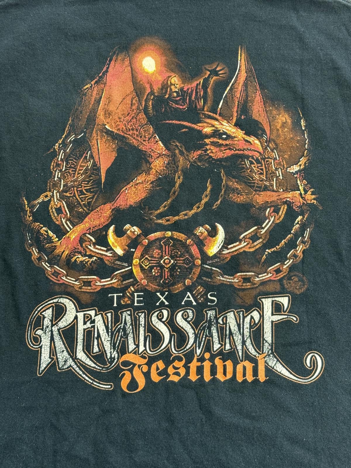 Gildan Texas Renaissance Festival T-shirt Dragon Wizard XL Size US XL / EU 56 / 4 - 5 Thumbnail