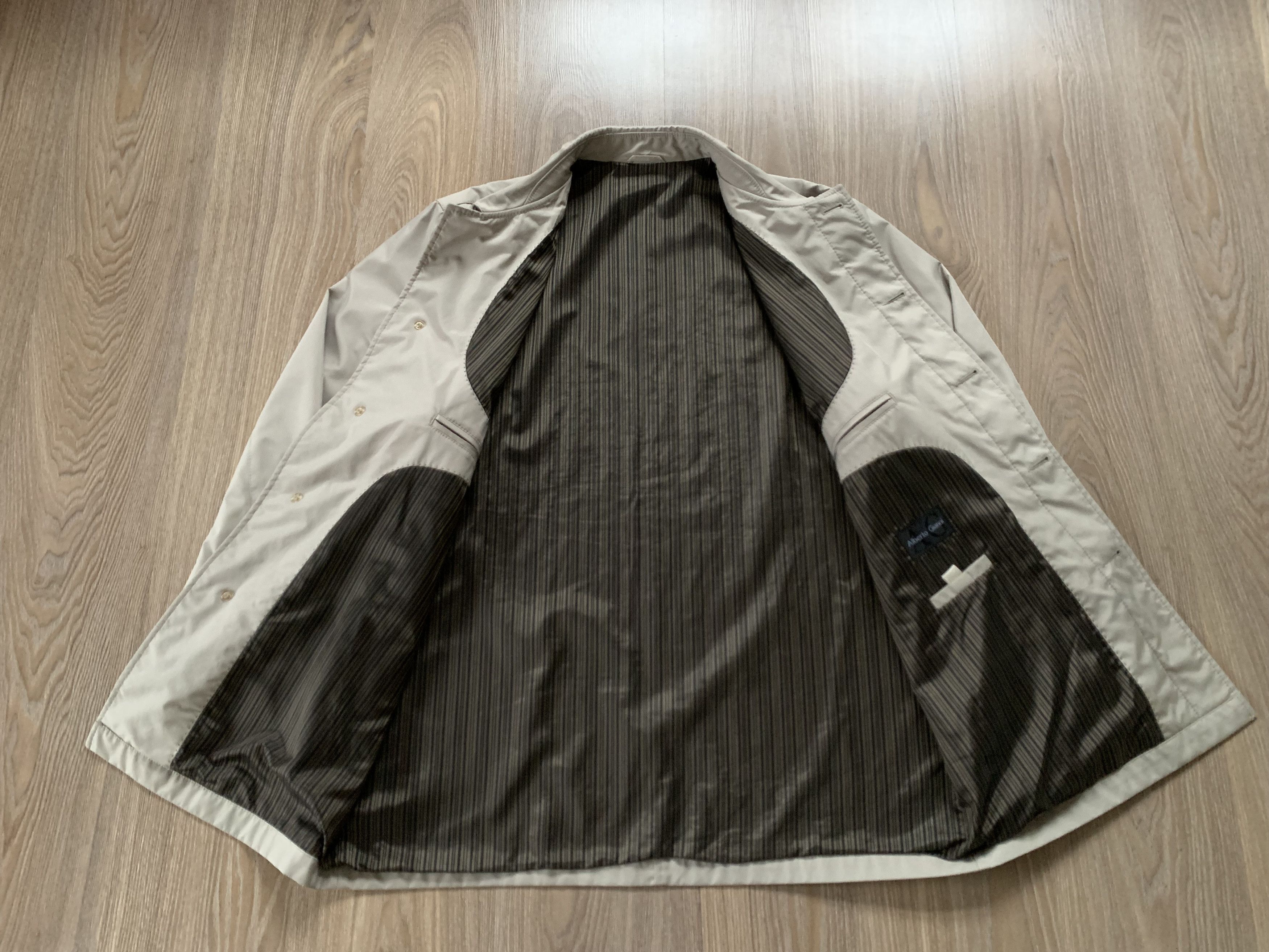 Other Alberto Gianni Long Beige Coat Size US L / EU 52-54 / 3 - 3 Thumbnail