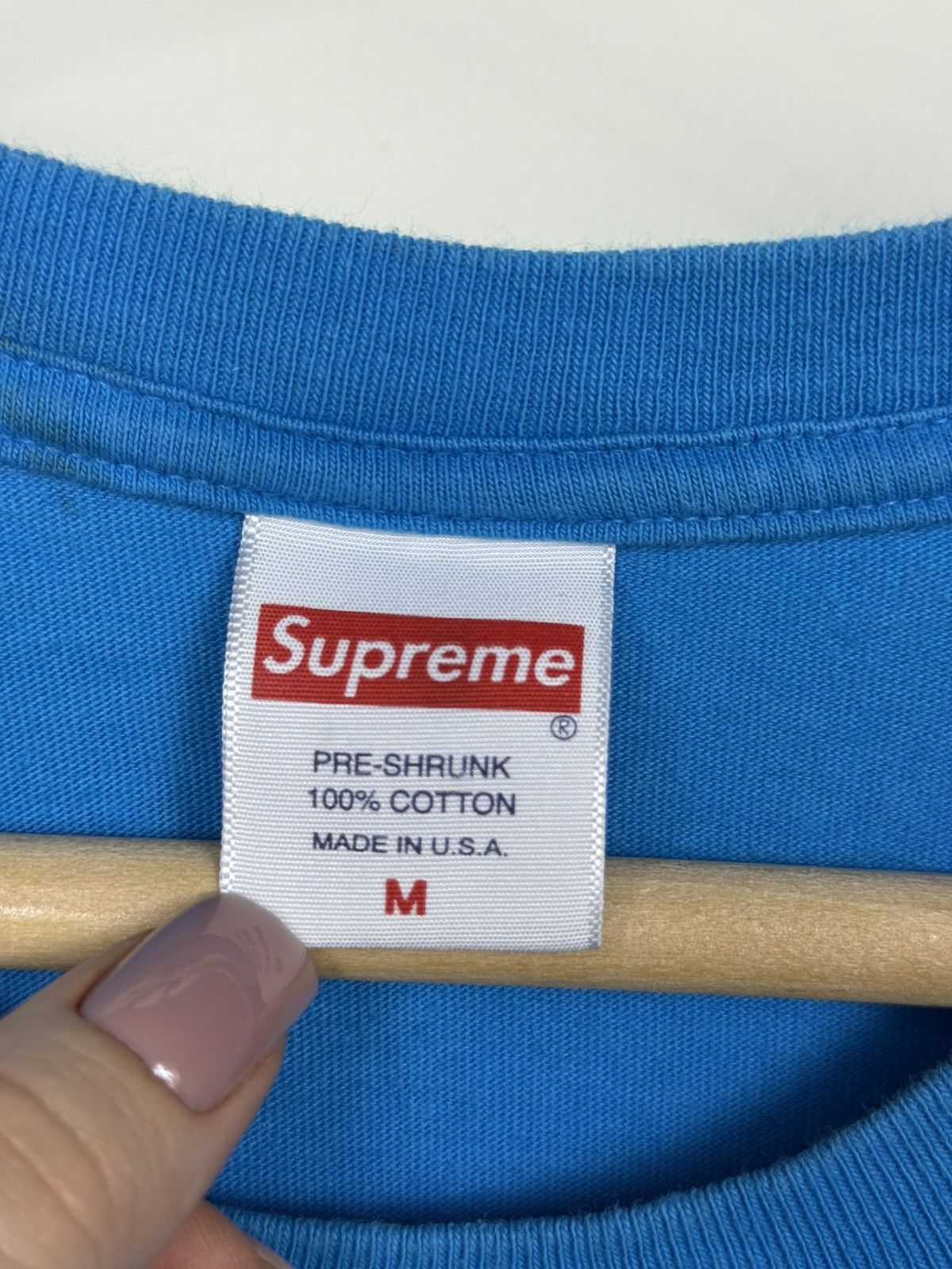 Supreme Supreme “Justice For All” Tee Blue — Size M — Made in USA Size US M / EU 48-50 / 2 - 6 Thumbnail