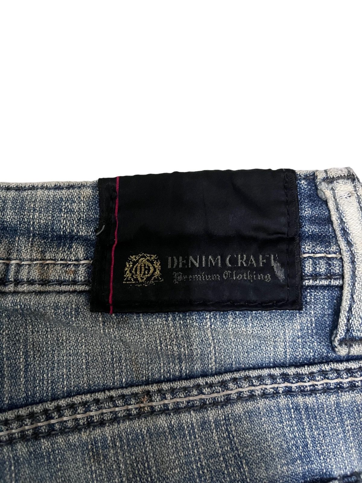 14th Addiction Vintage Denim Craft Flare Mudwash Ripped Distressed Denim Size US 31 - 15 Thumbnail