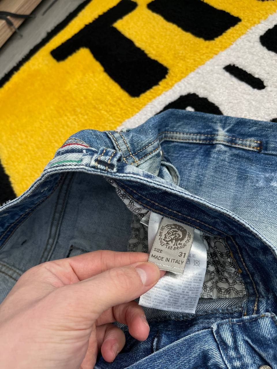 Diesel × Streetwear × Vintage vintage avant garde diesel denim jeans Size US 31 - 16 Thumbnail