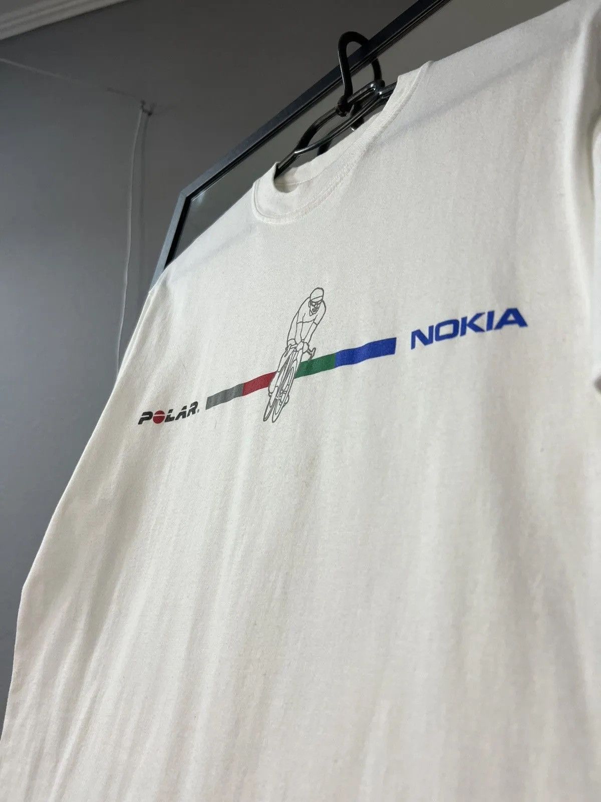 Microsoft × Vintage Vintage 90s Nokia Promo White Tee (Apple Sony Samsung) Size US S / EU 44-46 / 1 - 7 Thumbnail