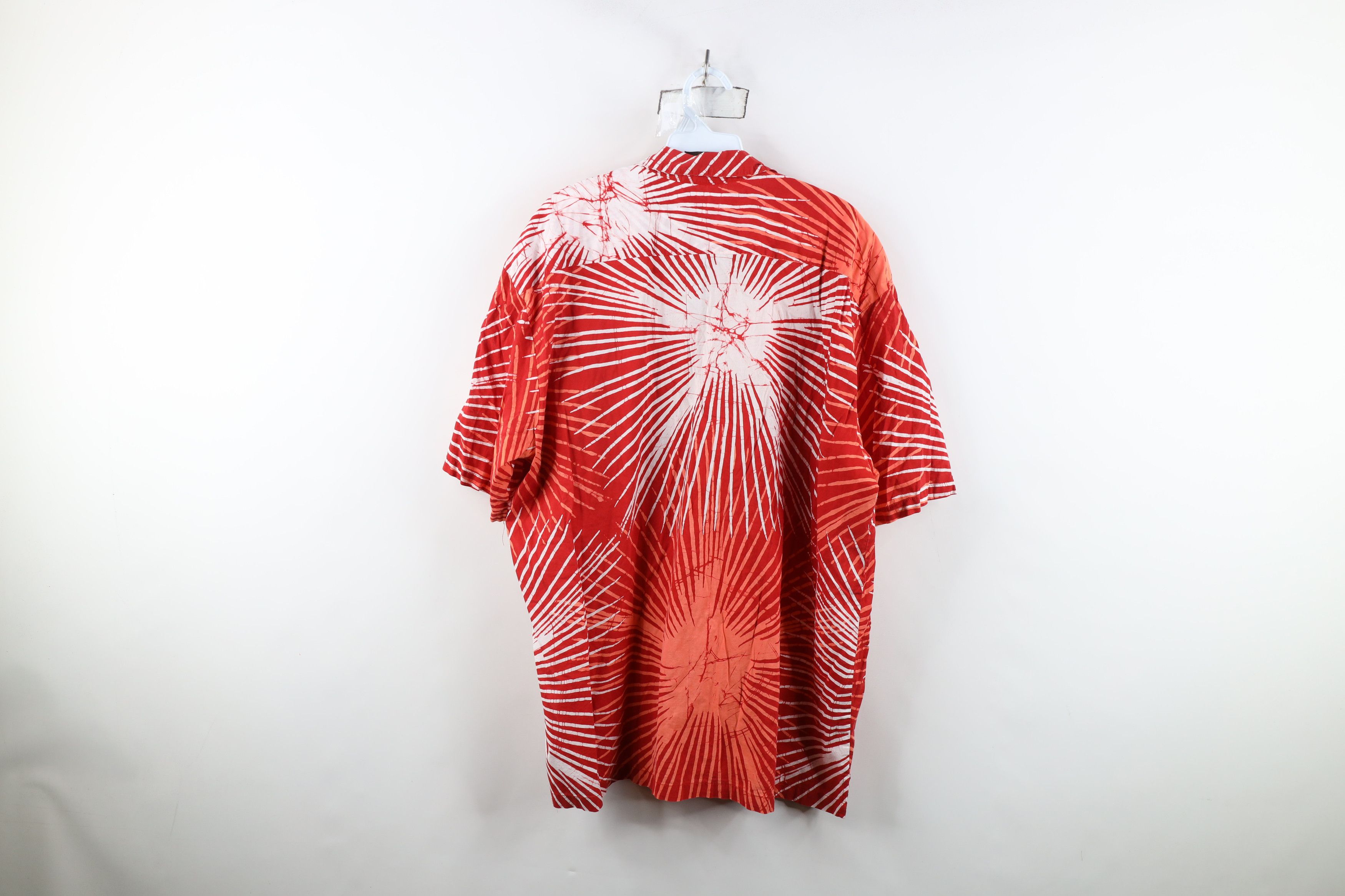Vintage Vintage 90s Streetwear Burst Camp Collar Button Shirt Cotton Size US L / EU 52-54 / 3 - 10 Thumbnail