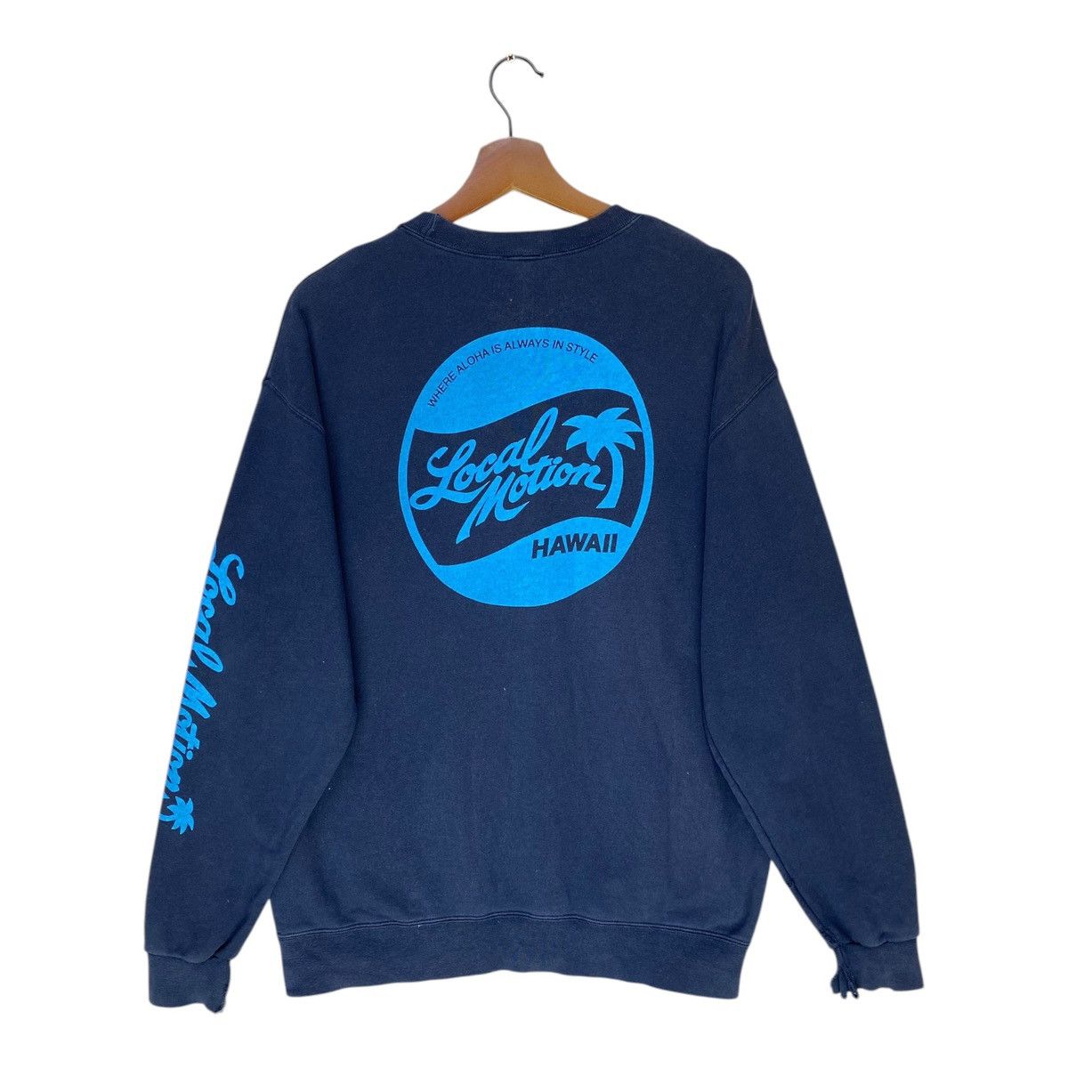 Vintage Vintage Local Motion Hawaii Sweatshirt Distressed Size L Size US L / EU 52-54 / 3 - 5 Thumbnail
