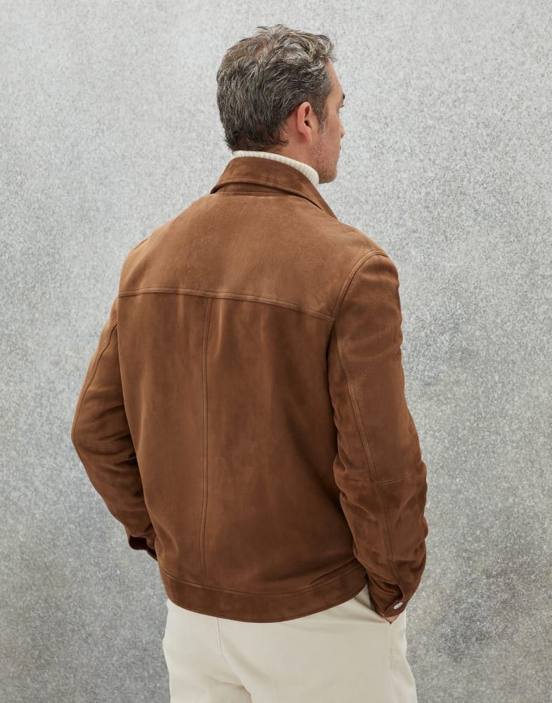 Brunello Cucinelli o1w1db11024 Leather Jackets in Brown Size US L / EU 52-54 / 3 - 5 Thumbnail
