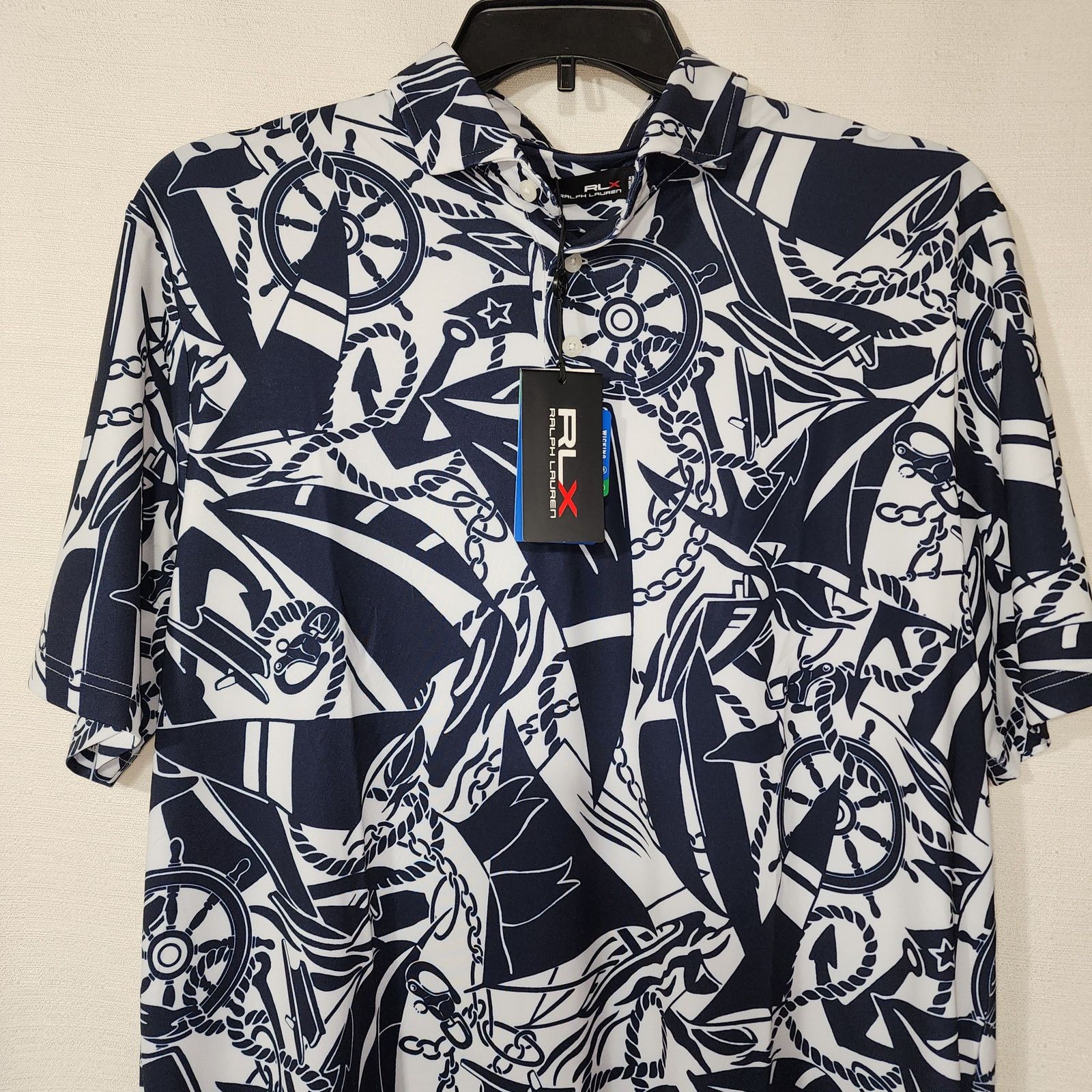 Ralph Lauren RLX Ralph Lauren sailing print Polo Men's Large NWT Size US L / EU 52-54 / 3 - 3 Thumbnail