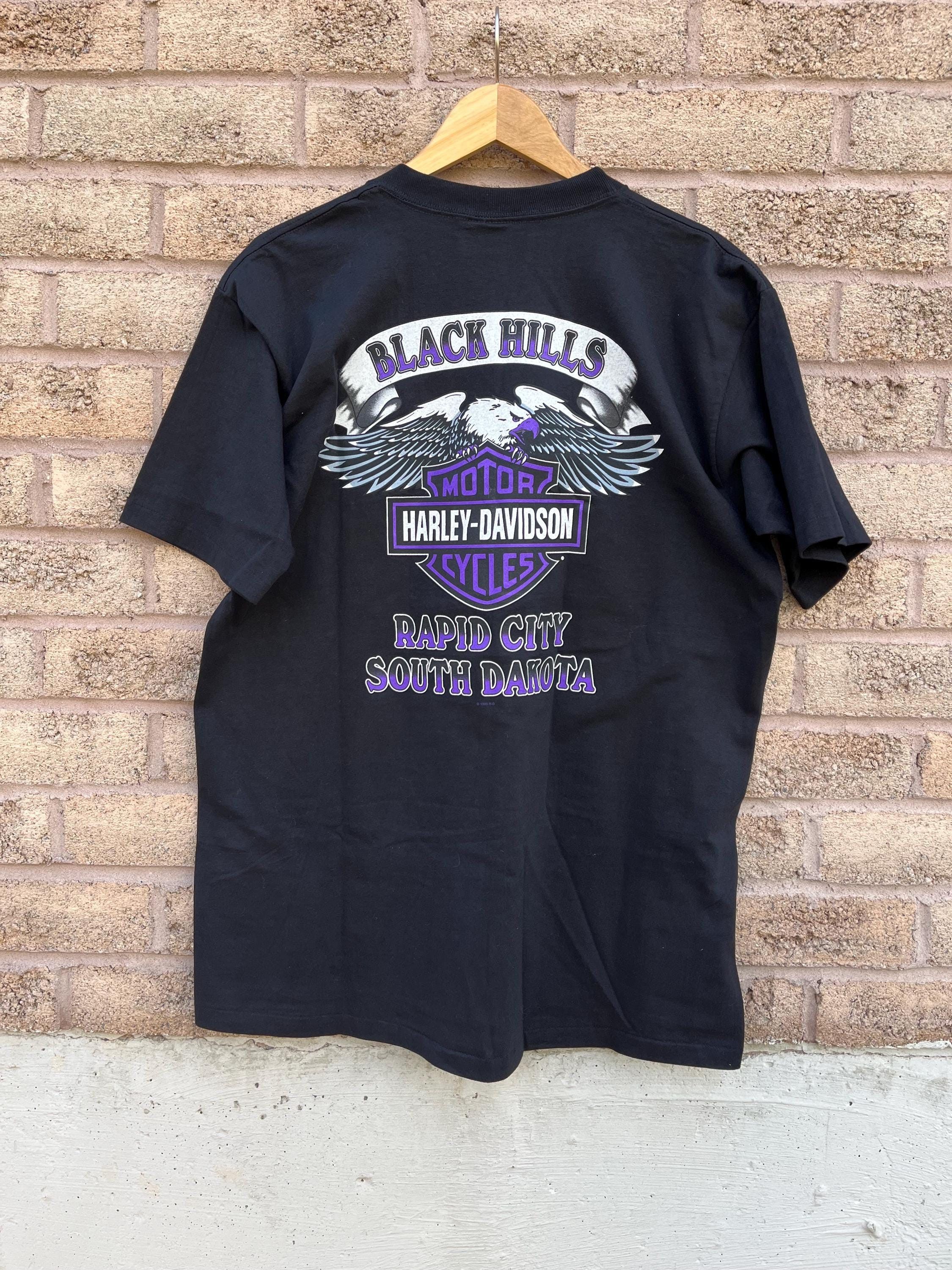 Vintage Vintage Harley Davidson Sturgis Rally 1995 T-shirt Size US L / EU 52-54 / 3 - 3 Thumbnail