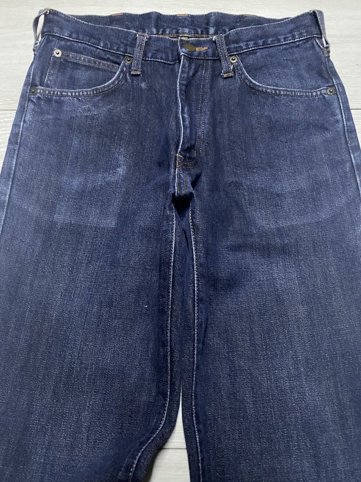 Gant × Wrangler Vintage Wrangler Sanforized Blue Wash Slim Jeans Size US 29 - 3 Thumbnail
