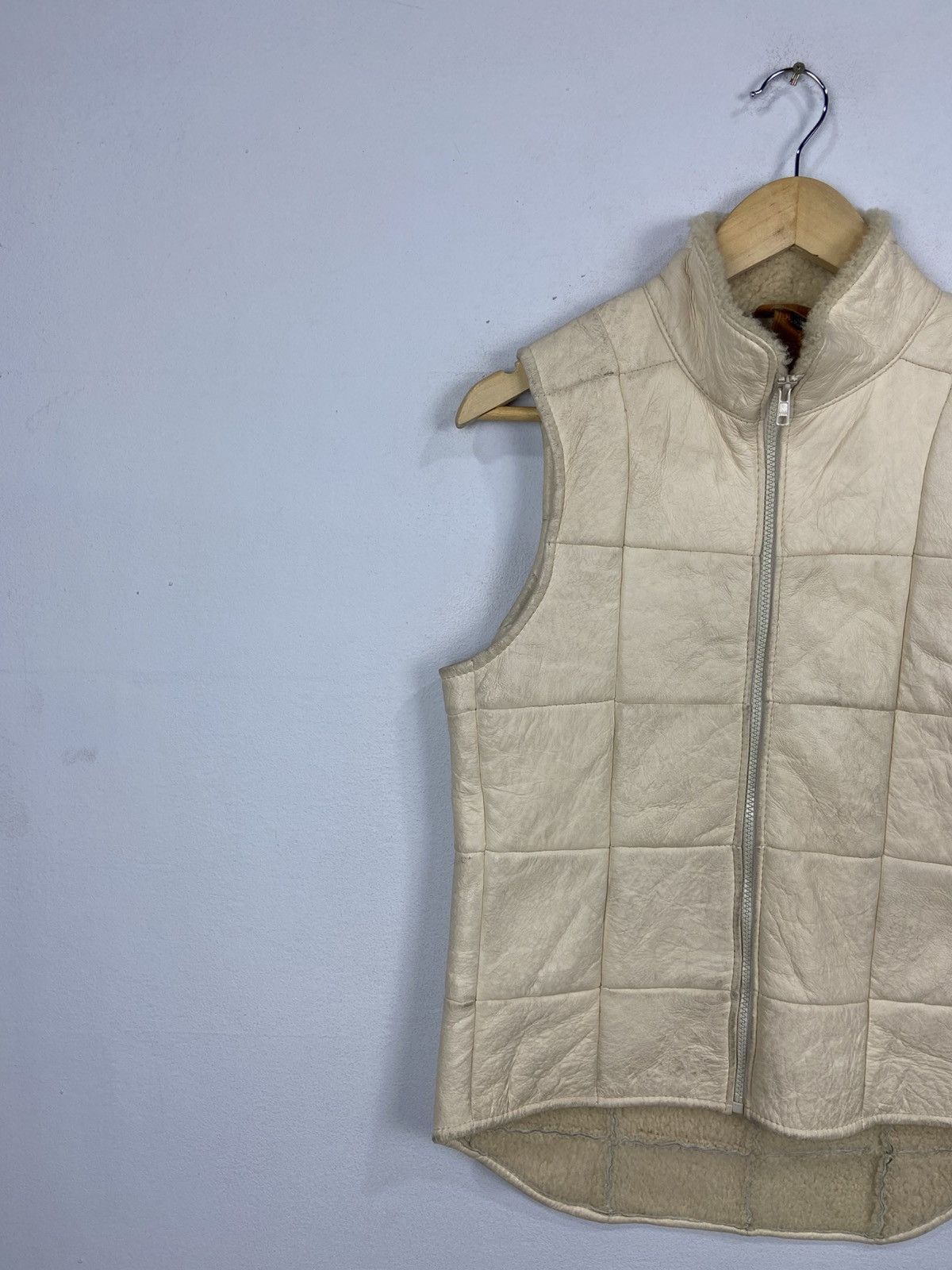 Leather × Vintage VINTAGE BONZ ORIGINAL LAMB SHEARLING VEST Size US XS / EU 42 / 0 - 3 Thumbnail