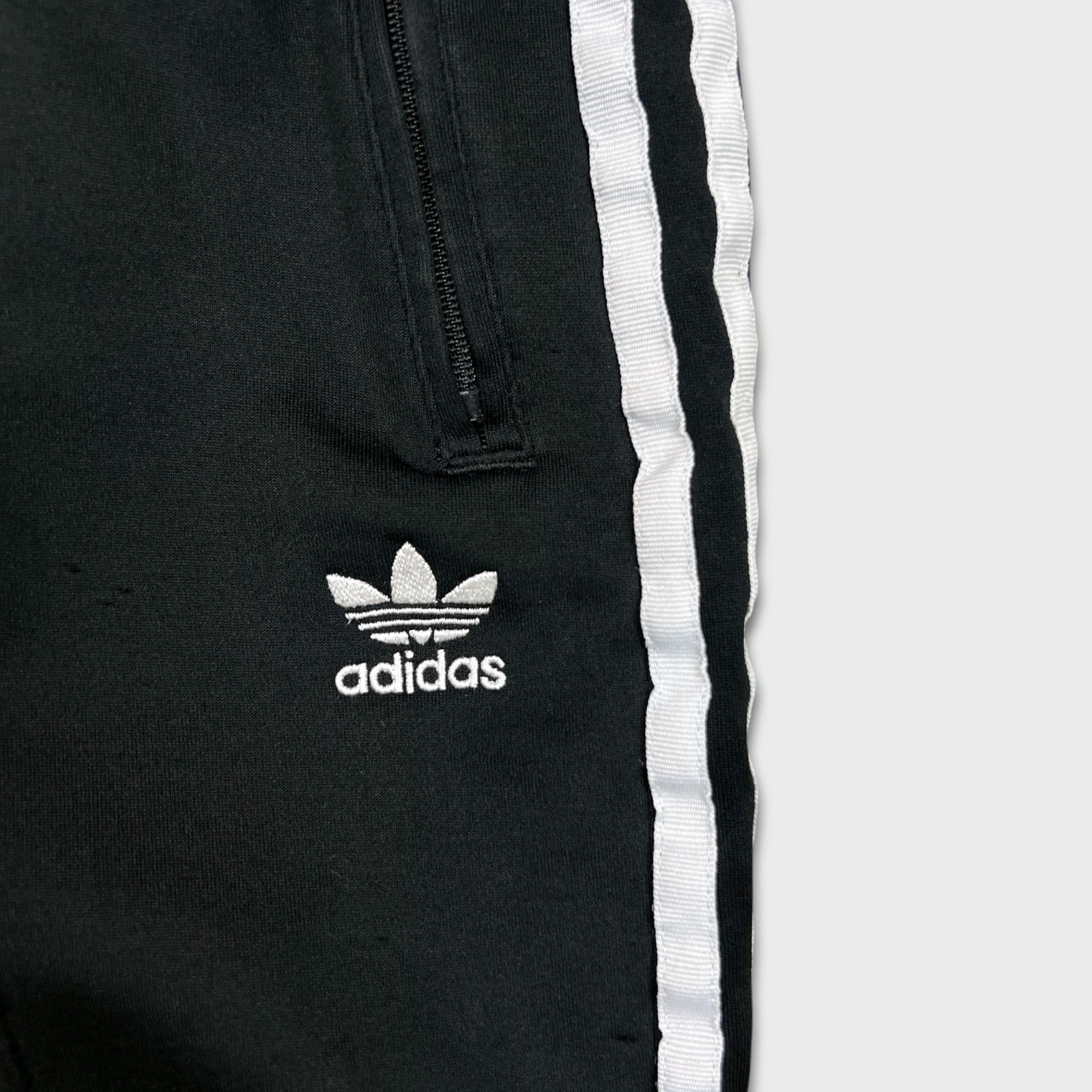 Adidas × Vintage Adidas Track Pants Trefoil 3 Stripe Training Athletic Jogger Size US 26 / EU 42 - 3 Thumbnail
