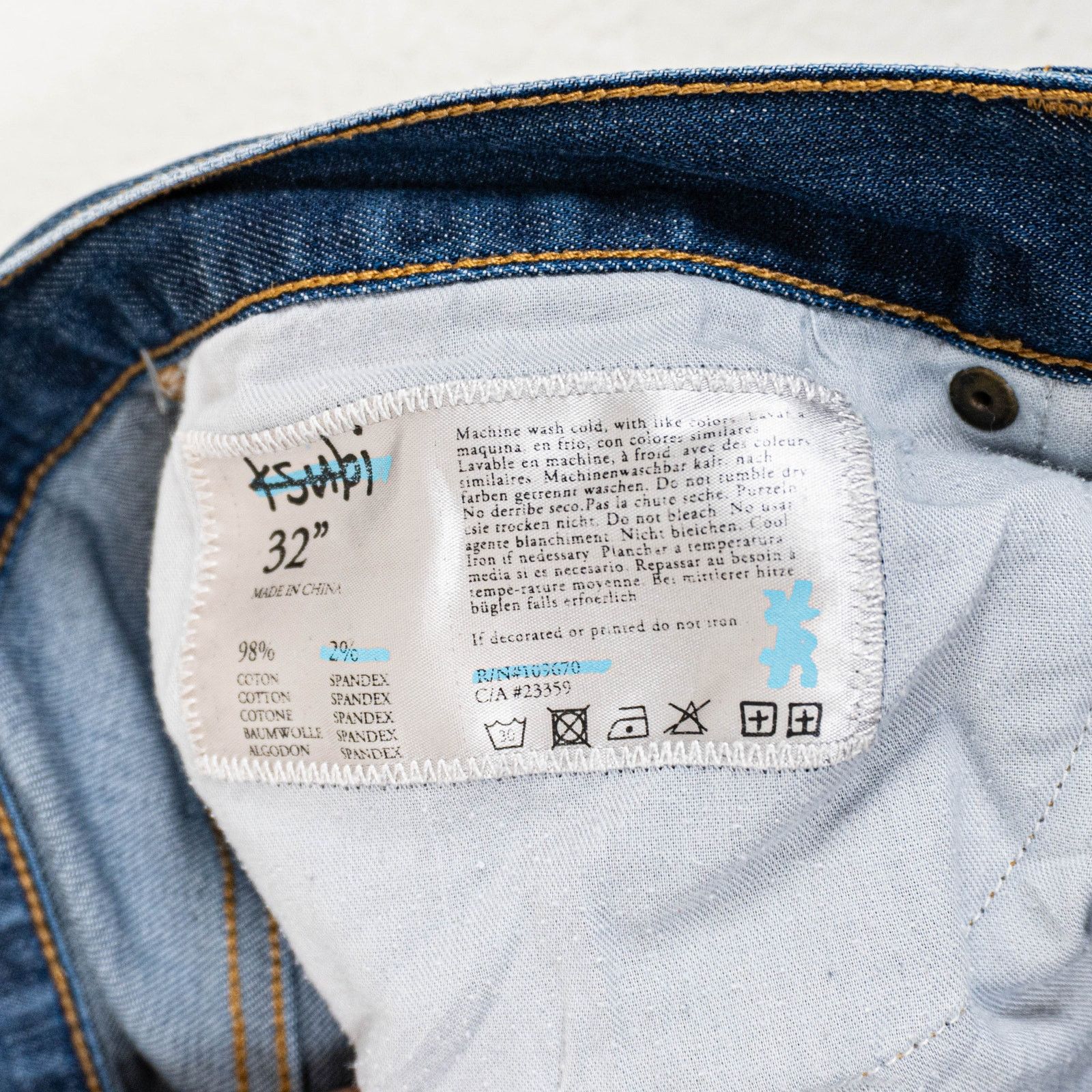 Ksubi Ksubi Chitch Slim Denim Jeans in Mikey Blue size 32 Size US 32 / EU 48 - 4 Thumbnail
