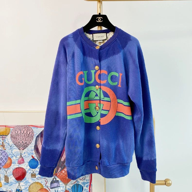 Gucci Gucci Blue Jacket Size XS- DMC Size US XS / EU 42 / 0 - 1 Thumbnail