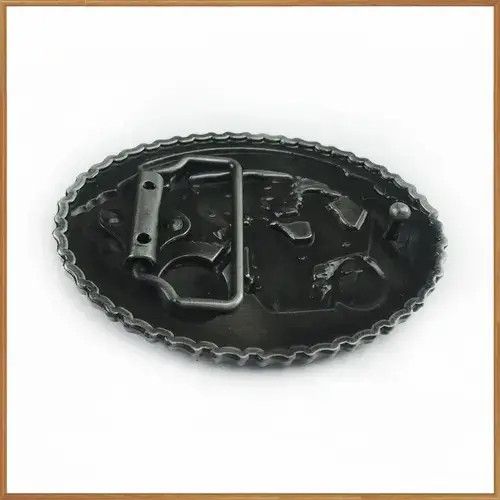 Japanese Brand retro wolf biker belt buckle ( no belt ) Size ONE SIZE - 3 Thumbnail