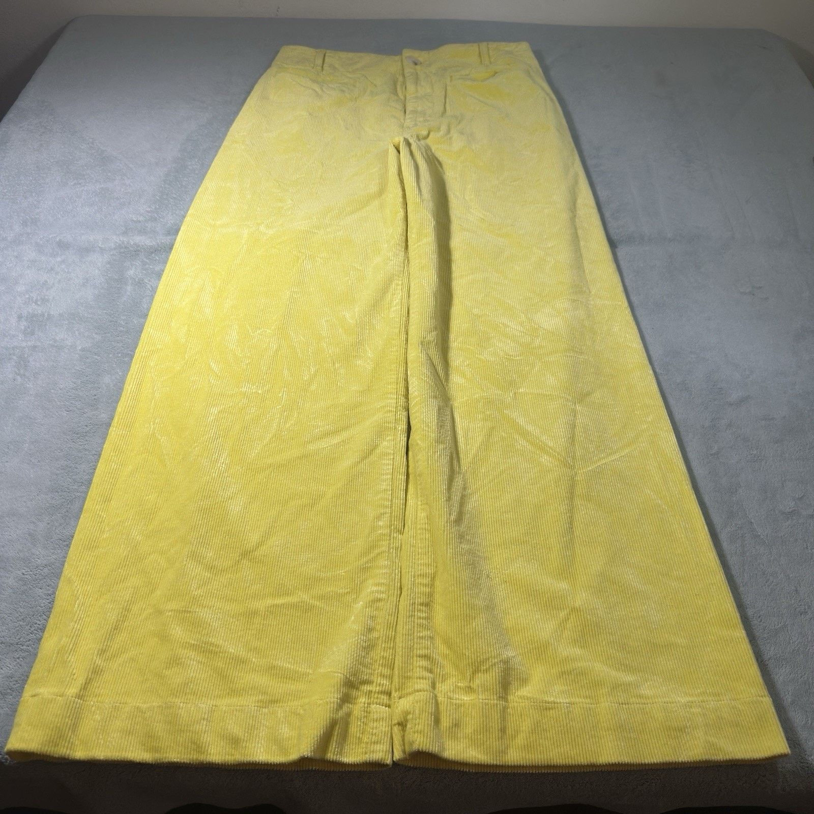 Anthropologie Y2K 2000s Maeve Pilcro Colette Corduroy Beyond Baggy Pants Size 32" / US 10 / IT 46 - 1 Thumbnail