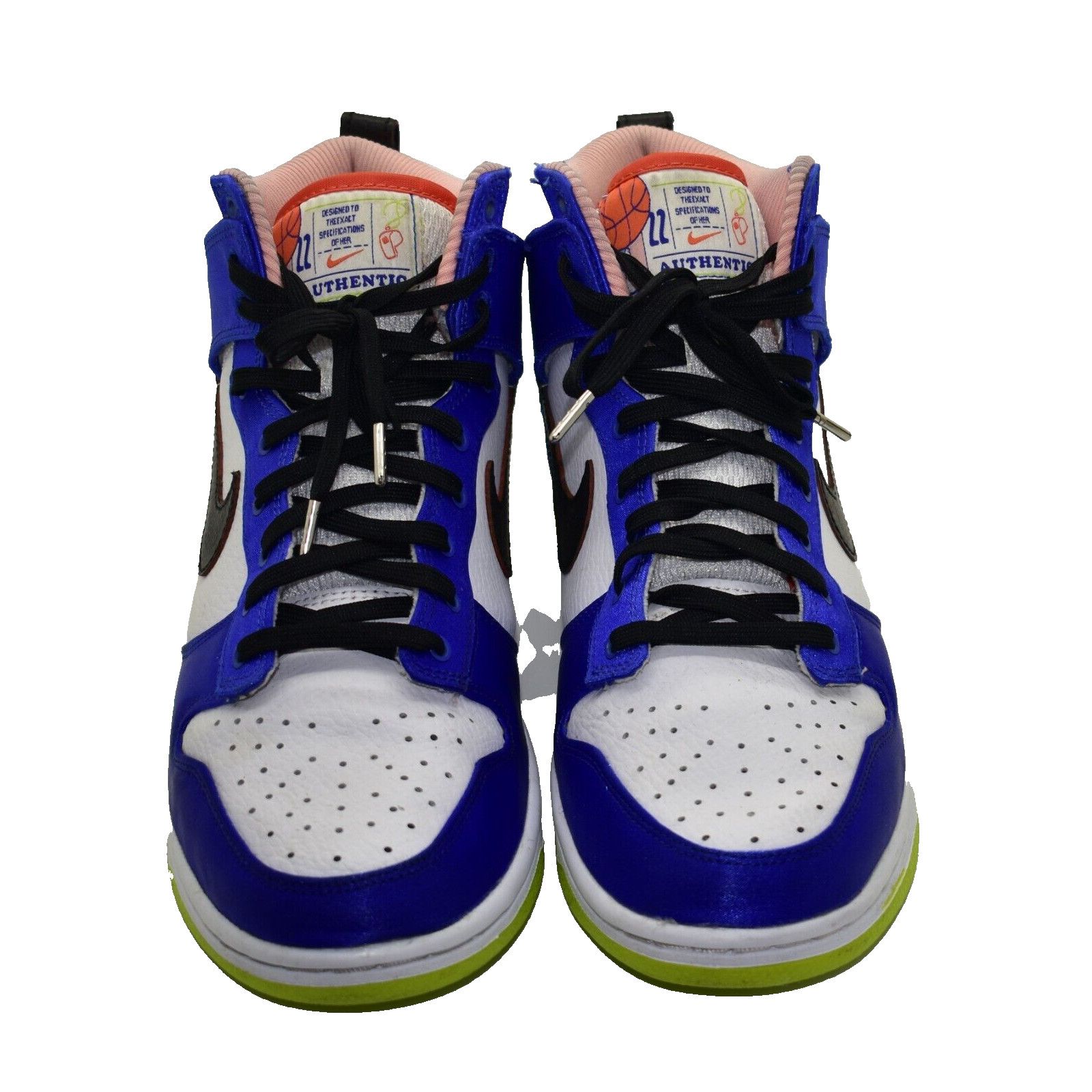 Nike NIKE Wmns Dunk Hi Blue Green Sneaker Shoes DV2185-100 Size 8 Size US 8 / IT 38 - 3 Thumbnail