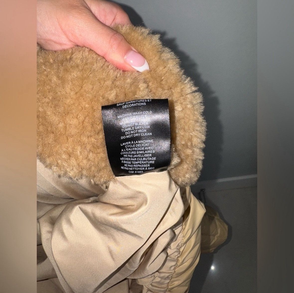LAMARQUE LAMARQUE Sharon Mix Media Down Puffer Jacket in Caramel/ LRG Size L / US 10 / IT 46 - 12 Thumbnail