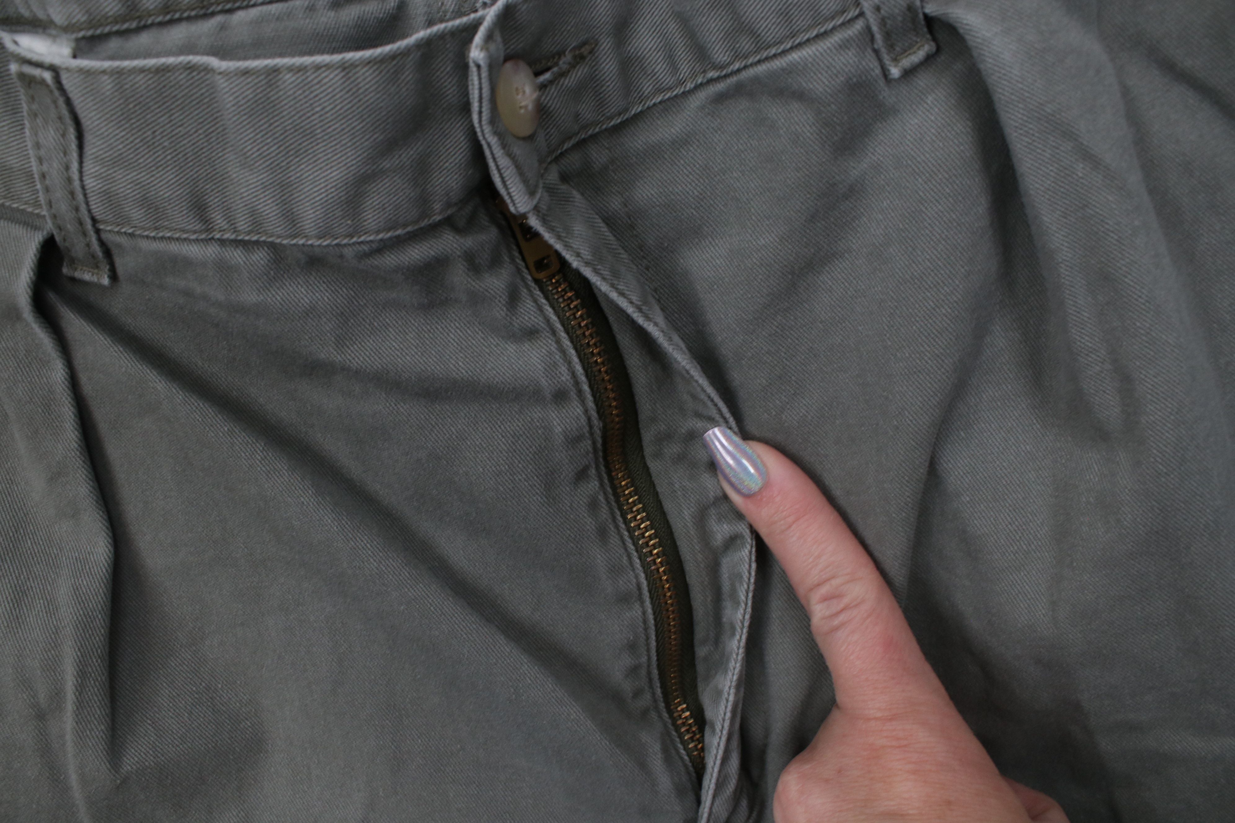 Polo Ralph Lauren Vintage 70s 80s Ralph Lauren Wide Leg Chino Pants Green USA Size US 36 / EU 52 - 7 Thumbnail