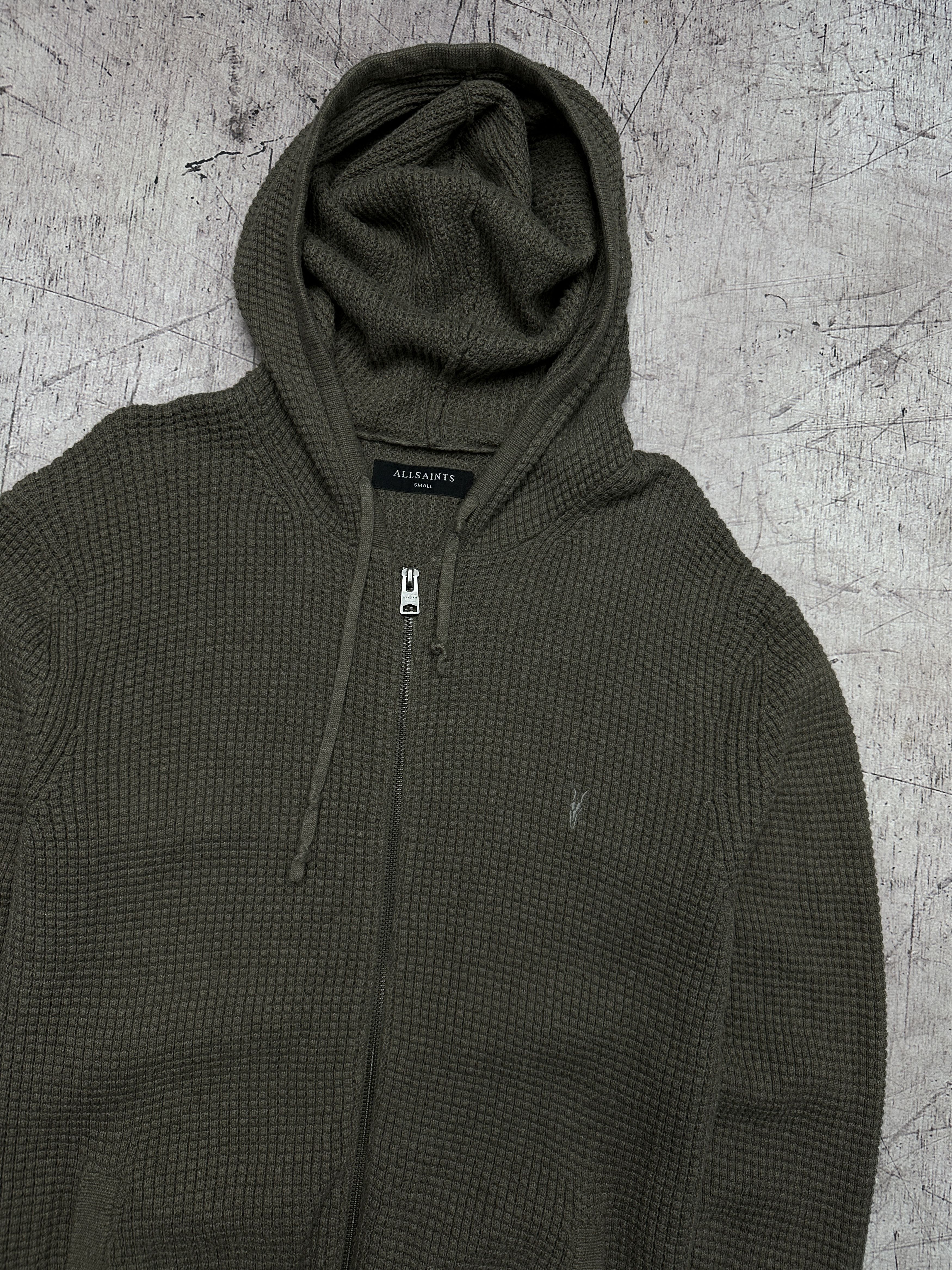 Allsaints Allsaints Mens Knit Zip Hoodie Size US S / EU 44-46 / 1 - 2 Thumbnail