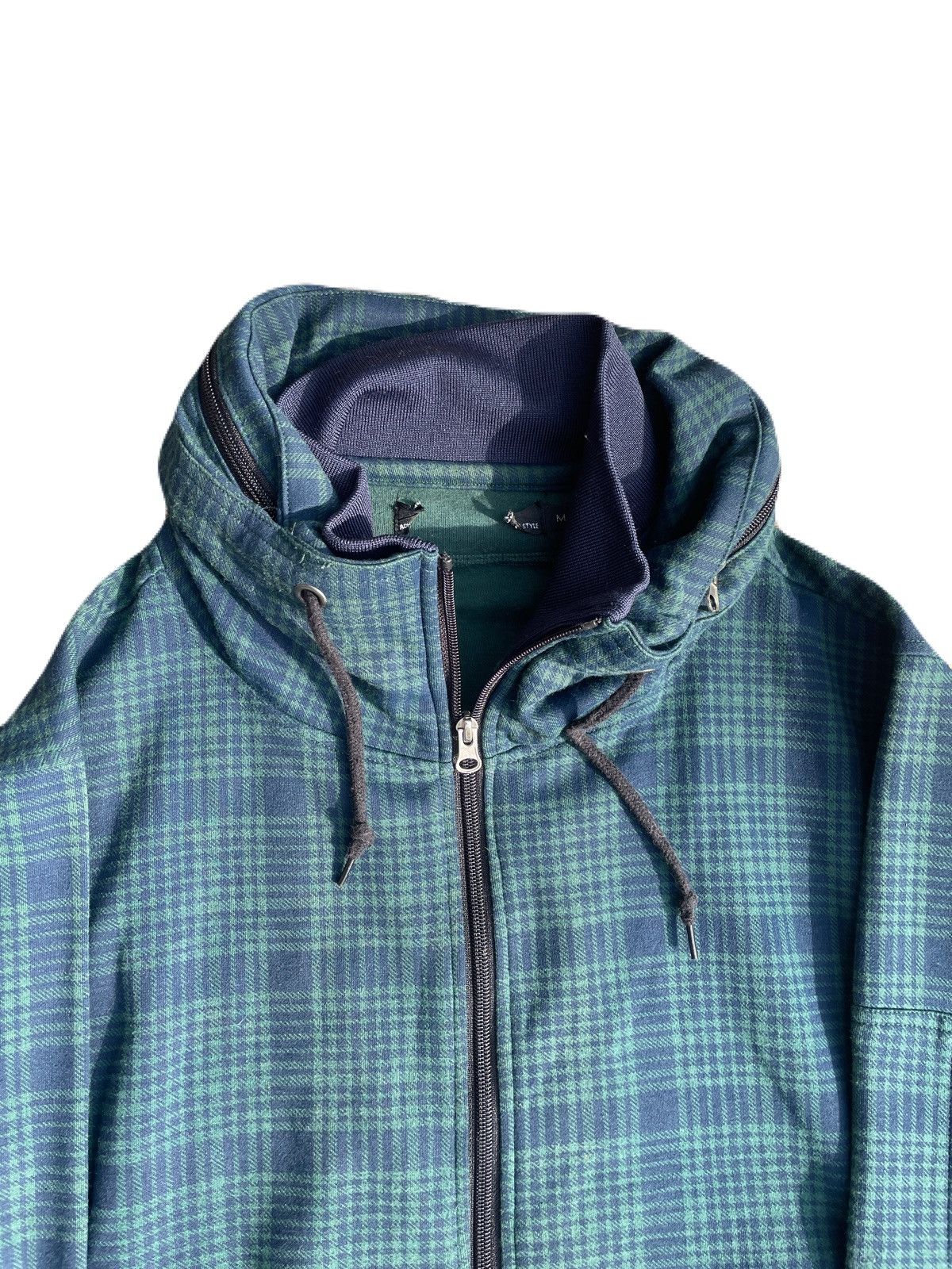 If Six Was Nine 2000s Japanese archive Vkei Bono Zip Plaid Hooded Jacket Y2K Size US S / EU 44-46 / 1 - 5 Thumbnail