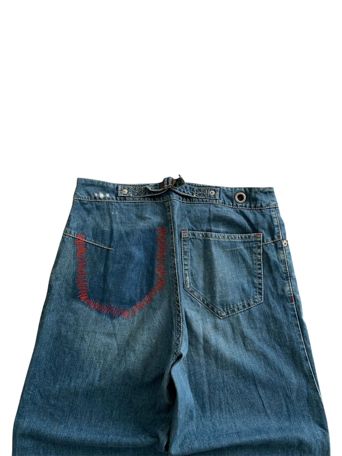 Levi's Vintage Clothing Vintage A6 Engineereed Buckle Back Baggy Jeans Size US 34 / EU 50 - 2 Thumbnail