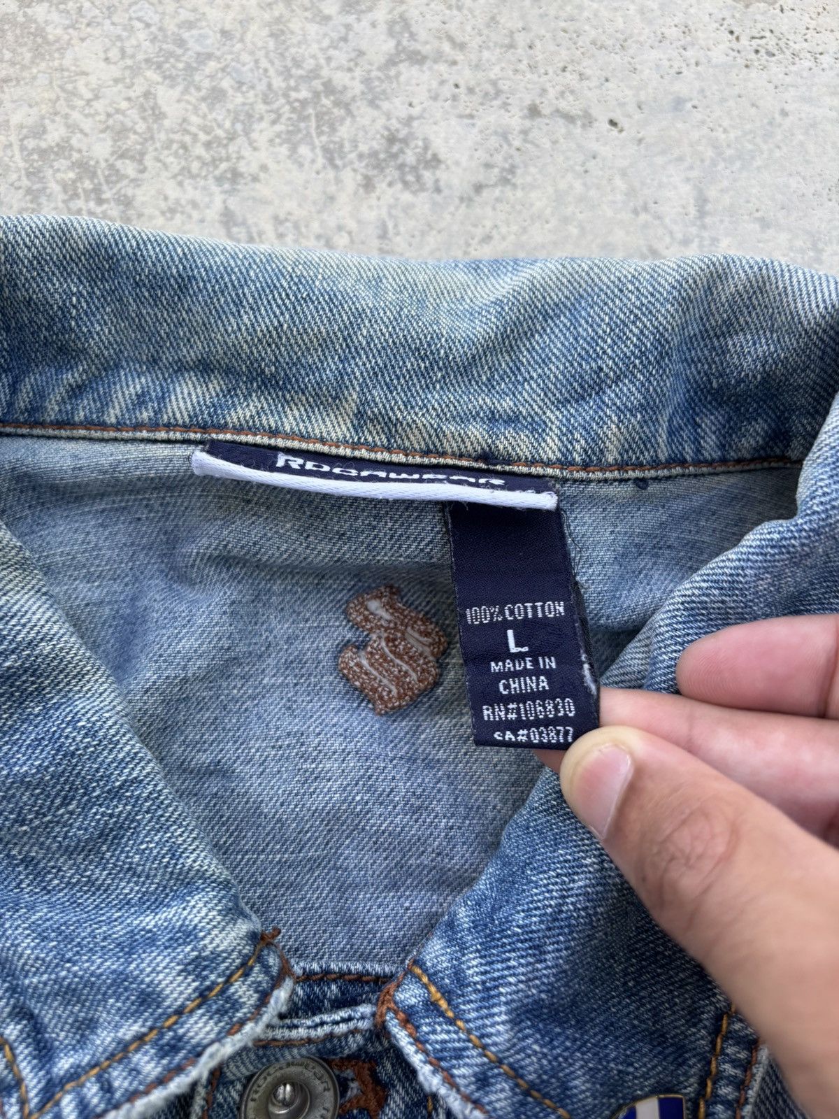 Rocawear Vintage Rocawear Bondage Distressed Denim Jacket Oversized Size US XL / EU 56 / 4 - 9 Thumbnail