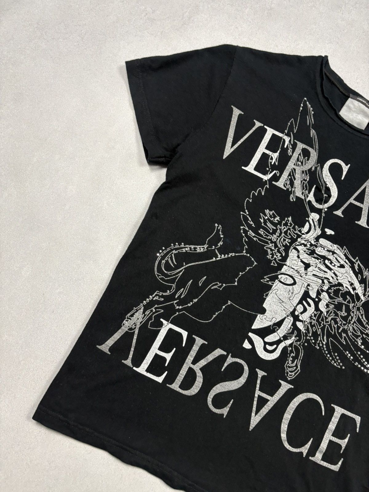 Versace Versace Classic Archive 90s Crystal Graphic T Shirt Vintage Size M / US 6-8 / IT 42-44 - 3 Thumbnail