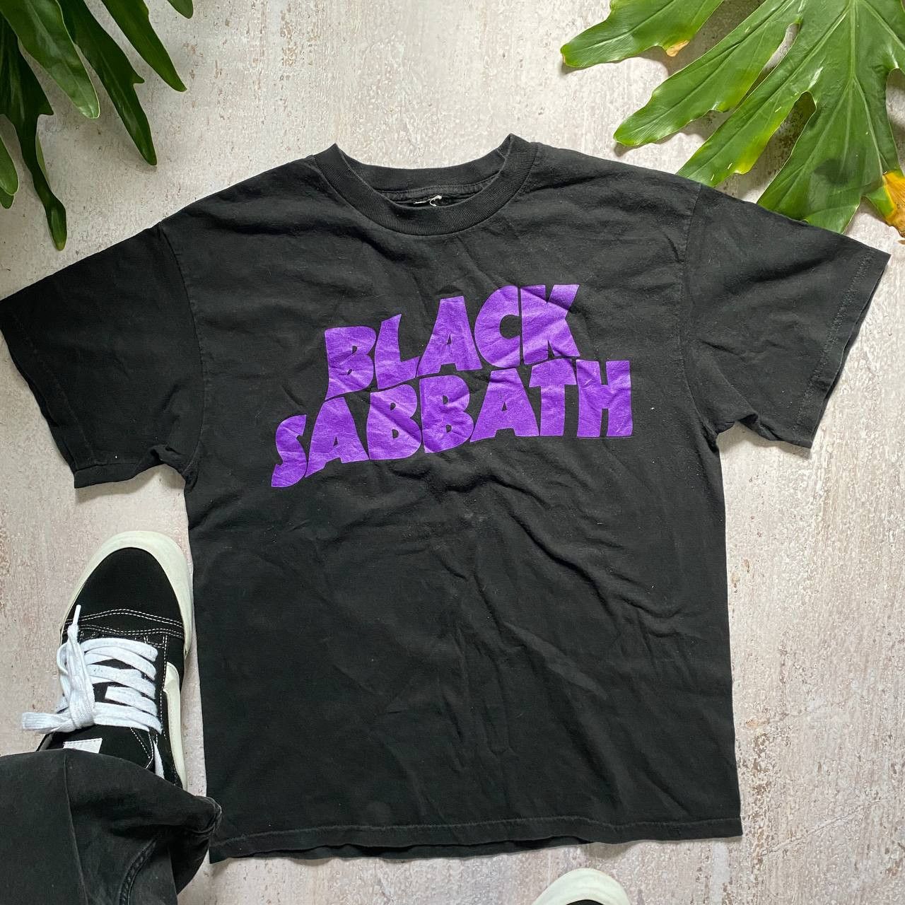 Band Tees VINTAGE Y2K BLACK SABBATH OZZY AMAZING FADED LOGO T SHIRT 51 Size US M / EU 48-50 / 2 - 2 Thumbnail