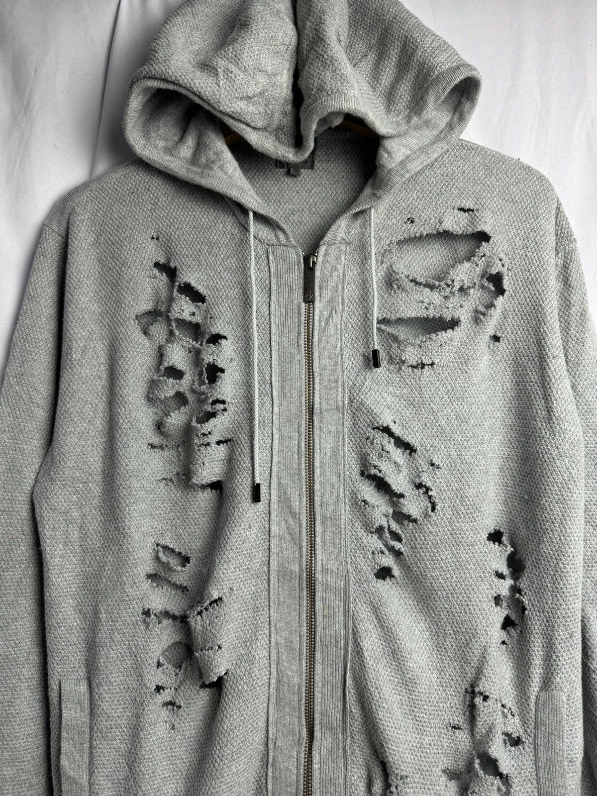 4GSELLER × Japanese Brand × PPFM Distressed Hoodie Calvin Klein Ifsixwasnine lgb Size US L / EU 52-54 / 3 - 3 Thumbnail