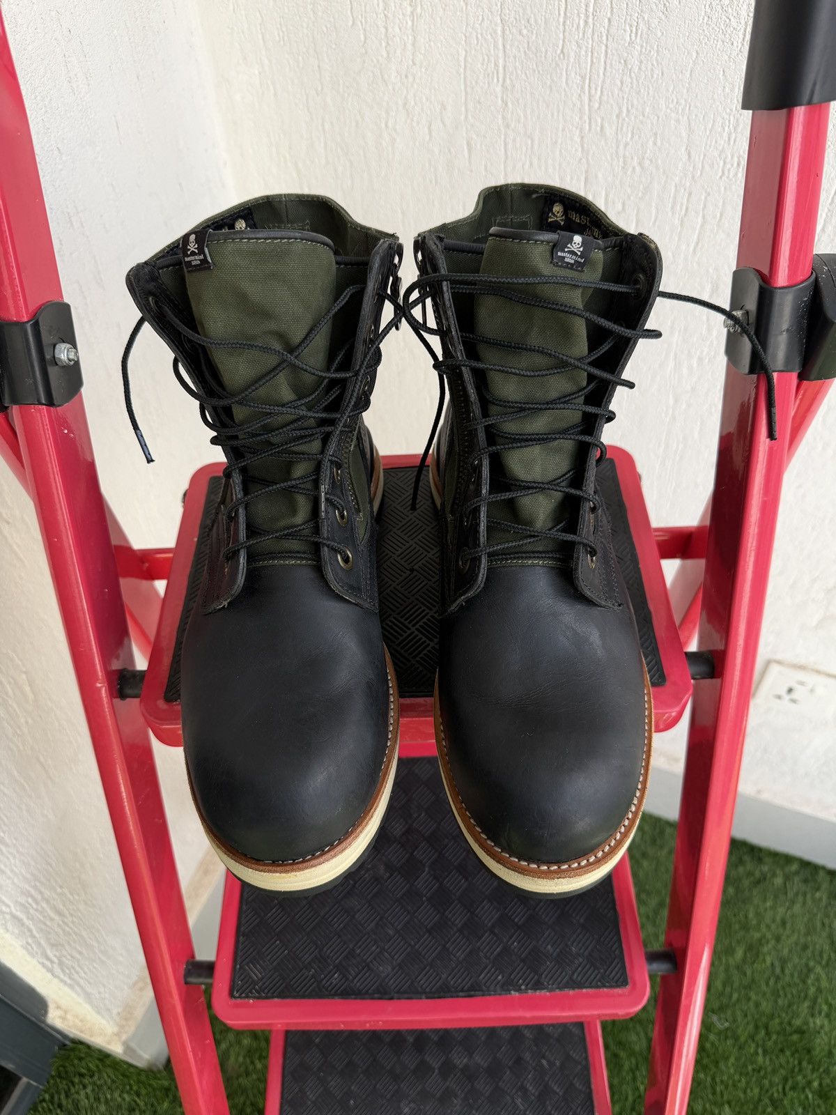 Visvim Khaki (olive) 7Holes 73’folk boot Size US 10 / EU 43 - 5 Thumbnail