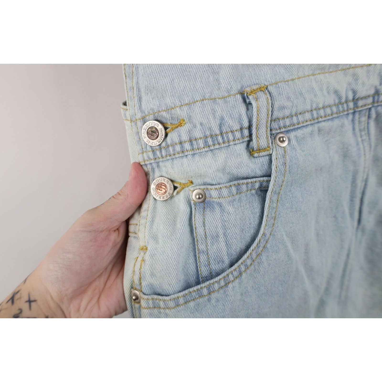 Vintage Vintage 90s Streetwear Denim Overalls Dress Size S / US 4 / IT 40 - 8 Thumbnail