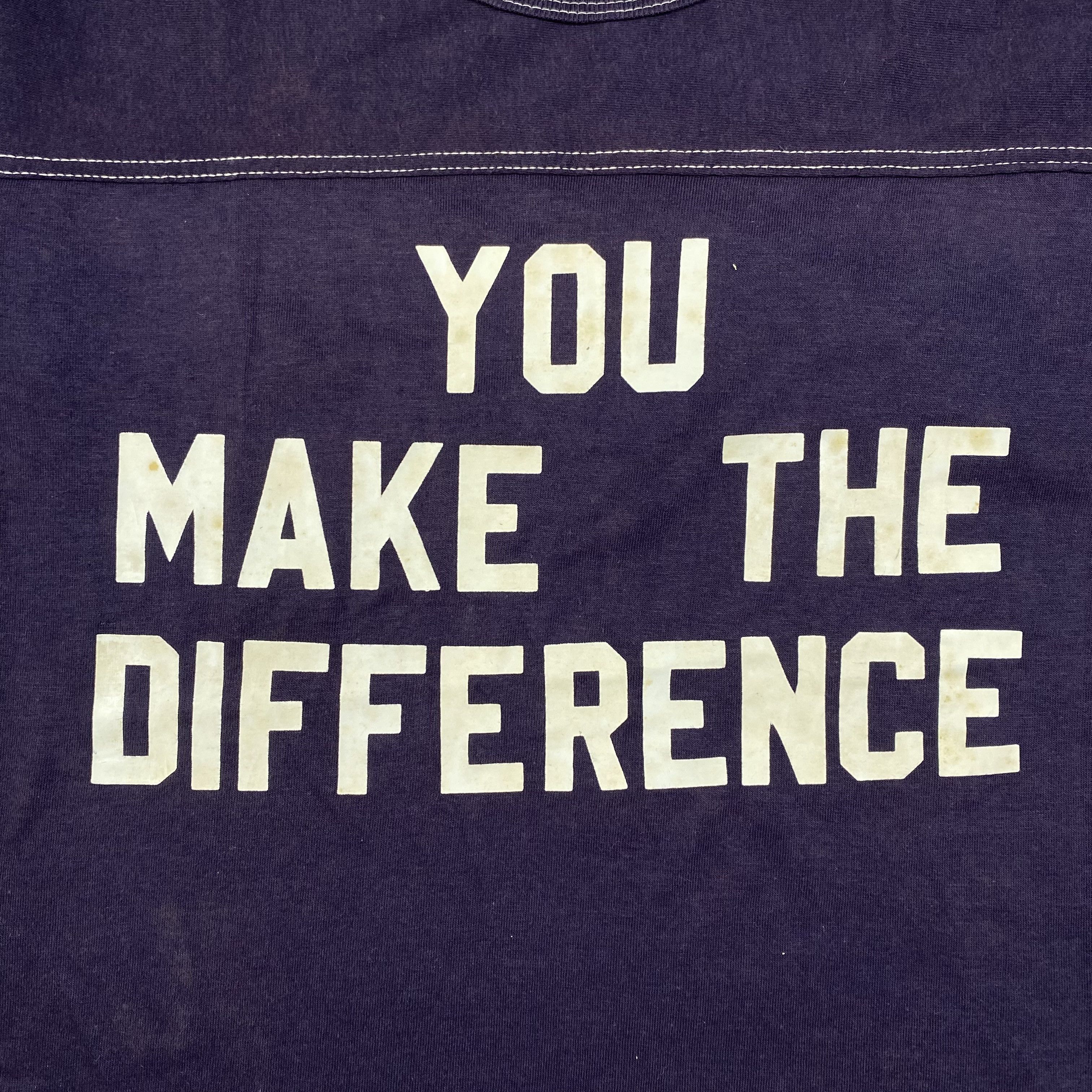 Vintage Vintage 90s Style Statement Tee Purple Single Stitch-M043 Size US S / EU 44-46 / 1 - 4 Thumbnail