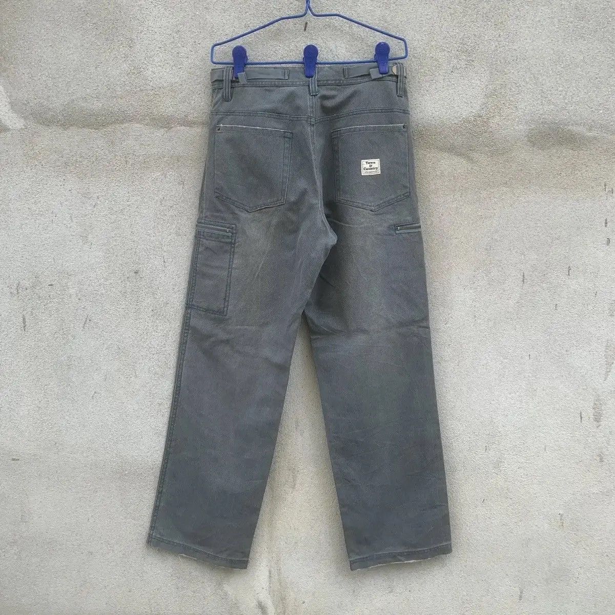 Devilock × Japanese Brand × Rusty 🔥TOWN & COUNTRY🔥 BAGGY VINTAGE HEAVY COTTON TROUSERS PANTS Size US 30 / EU 46 - 9 Thumbnail