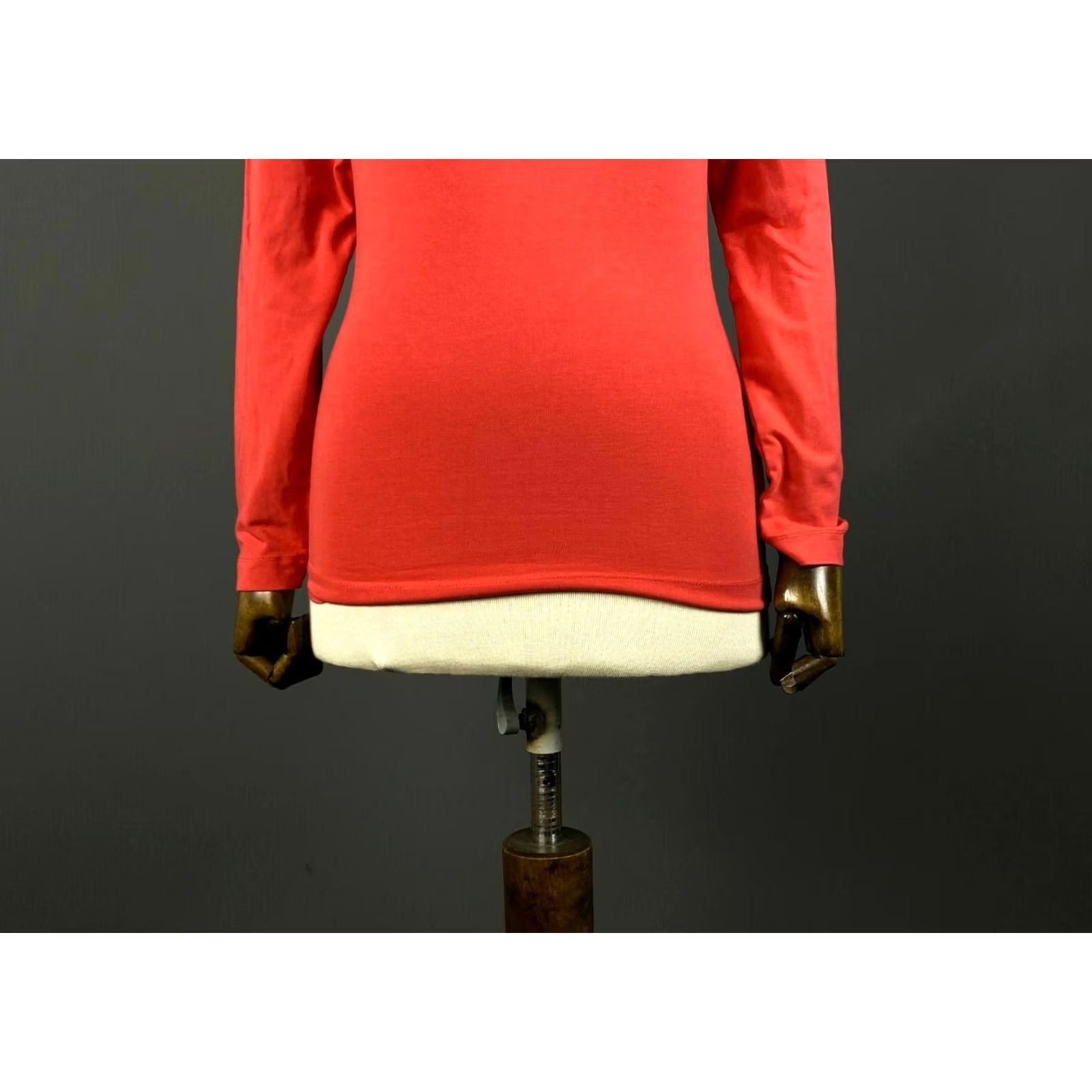 Vintage Deerberg Shirt Womens S Red Boat Neck Long Sleeve Pullover Sweater Cotton Logo All Seasons Size S / US 4 / IT 40 - 3 Thumbnail
