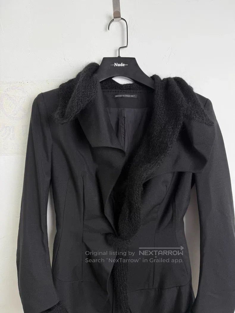 YOHJI YAMAMOTO Deconstructed wool blended suit
