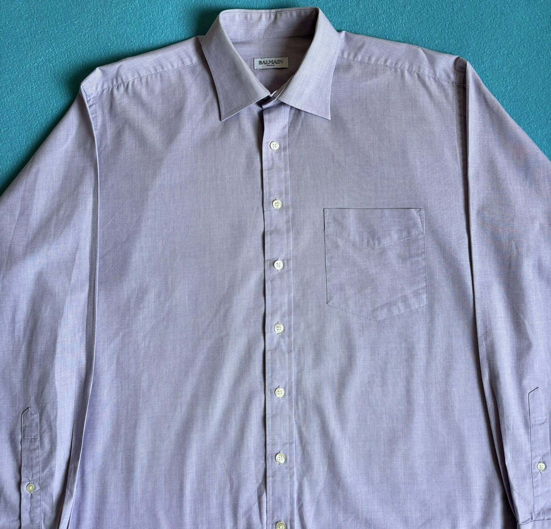 Balmain × Vintage Balmain Paris shirt size 16.5/42 Size US XL / EU 56 / 4 - 6 Thumbnail