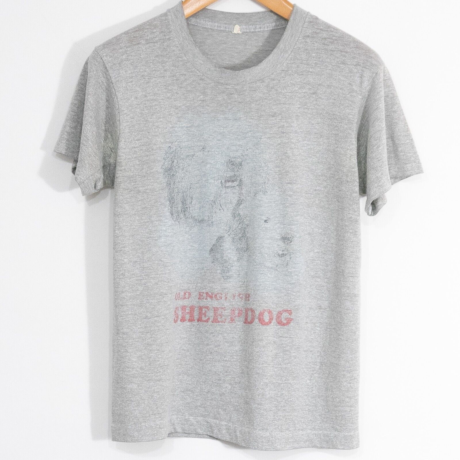 Vintage Vintage 80s Old English Sheepdog T Shirt Small - Distressed Size US S / EU 44-46 / 1 - 2 Thumbnail