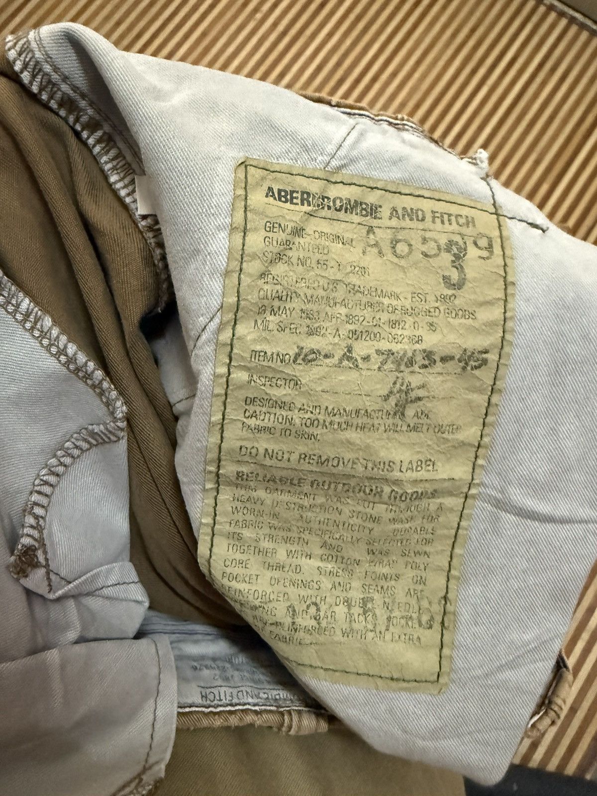 Abercrombie & Fitch Vintage Abercrombie & Fitch Cargo Pants W32 Y2K Baggy Size US 32 / EU 48 - 11 Thumbnail