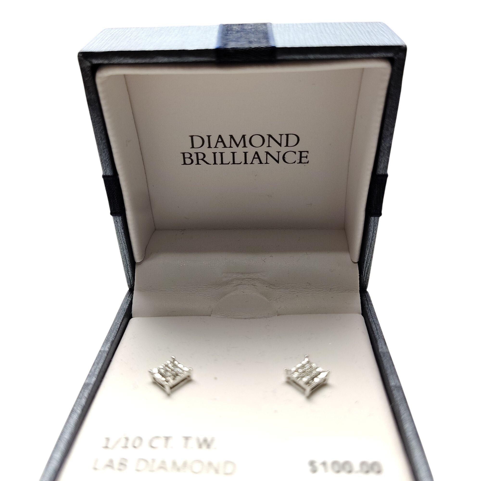 Other Diamond Brilliance 1/10 CT T.W. Lab Diamond Earrings In Gift Size ONE SIZE - 4 Thumbnail
