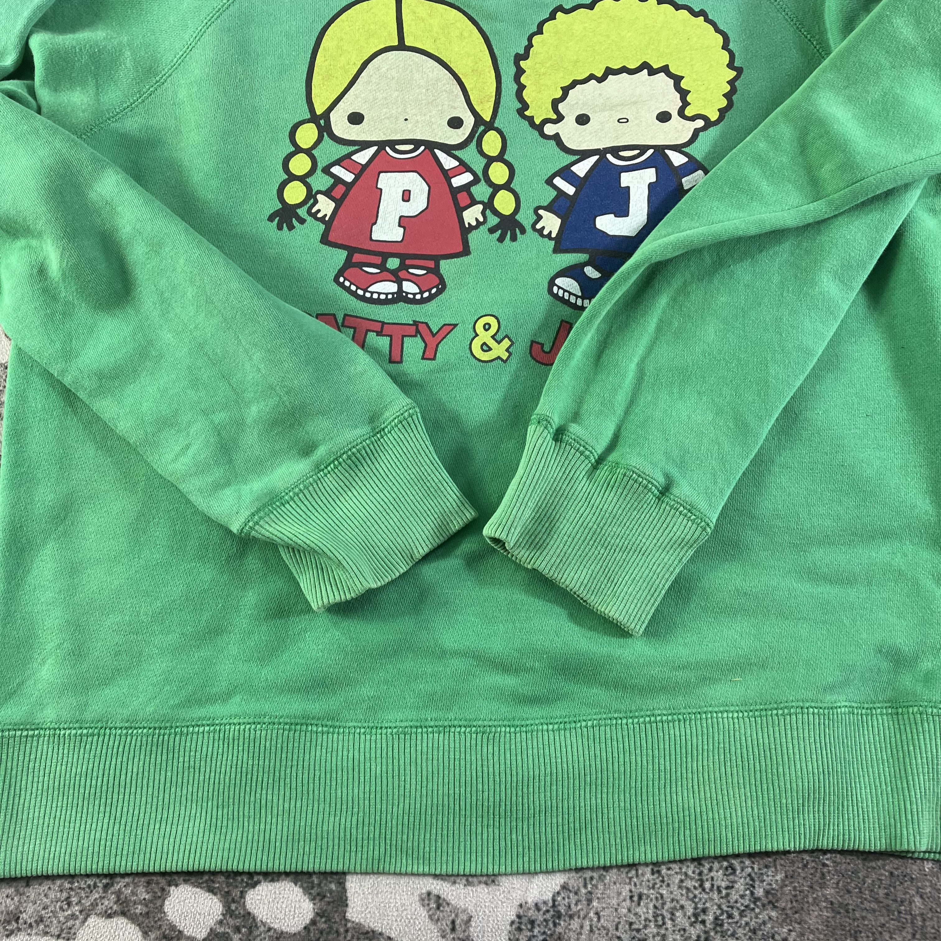 Vintage Patty & Jimmy Faded Green Sweatshirt F360 Size US M / EU 48-50 / 2 - 5 Thumbnail