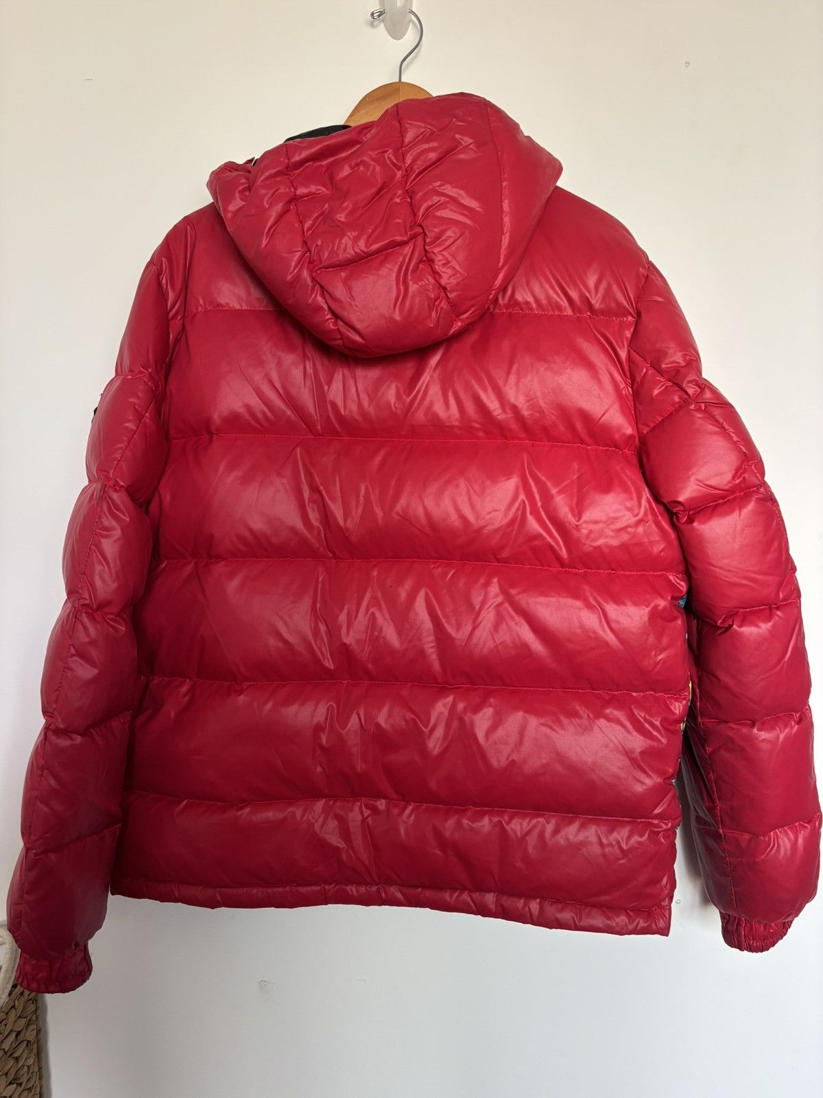 Other Top Gun Pop Art Comic Print Down Puffer Jacket L Red Hooded Size US L / EU 52-54 / 3 - 2 Thumbnail