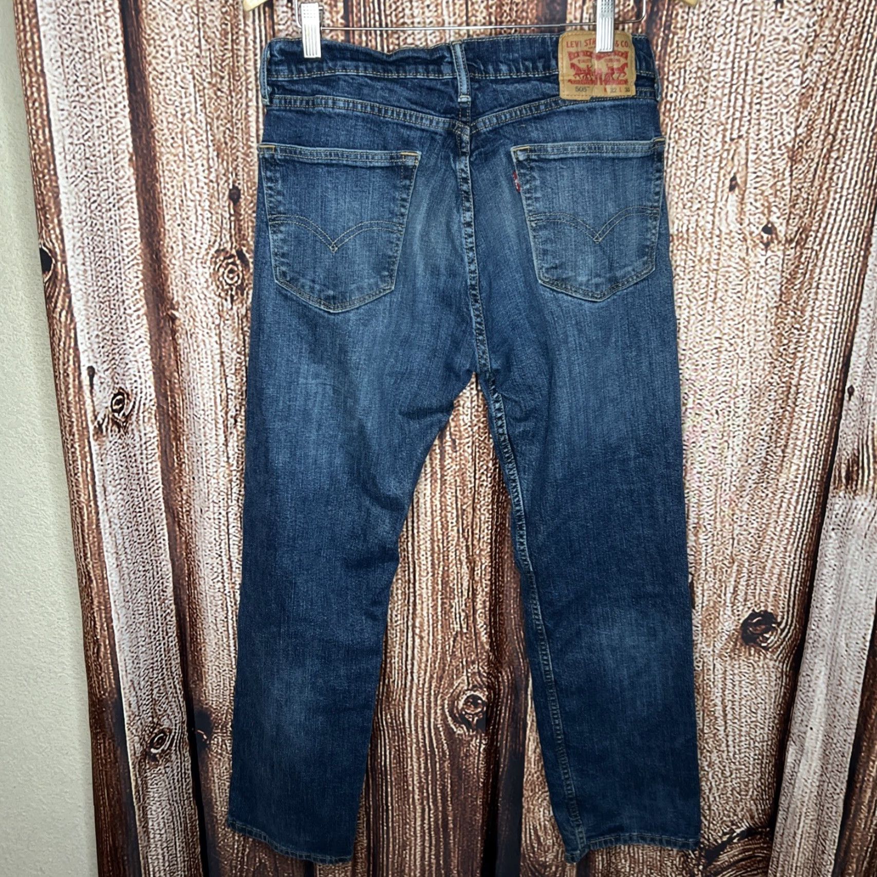 Levi's VINTAGE Levi's 505 Jeans Men Regular Fit Straight Leg 32x30 Blue Denim 80s 90s USA Mens Size US 32 / EU 48 - 2 Thumbnail