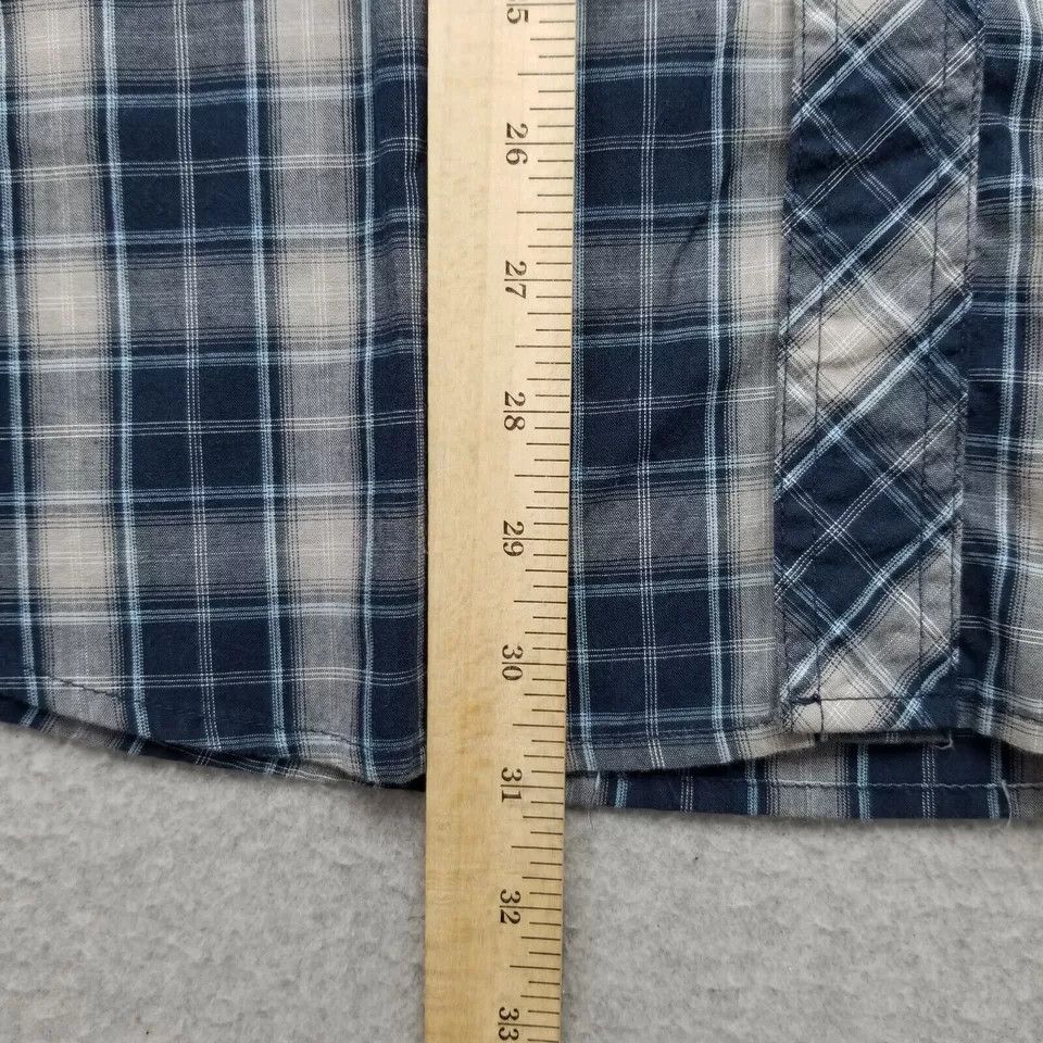 Wrangler Wrangler Western Shirt Men 2XL Plaid Pearl Snap Oversized Size US XXL / EU 58 / 5 - 8 Thumbnail