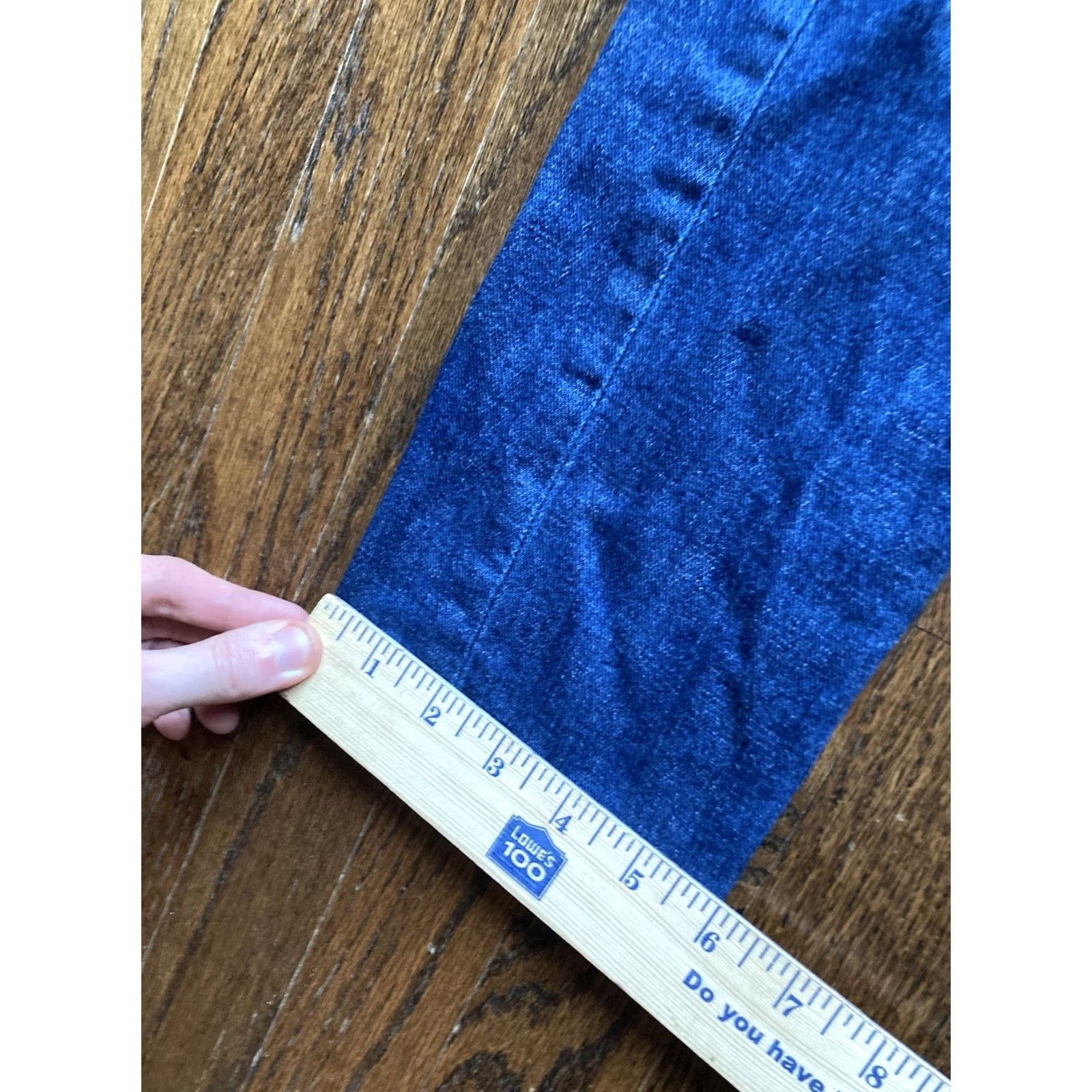 True Religion True Religion Jeans Womens 25 Cameron Lady Godiva Stretch Button Fly Flap Pocket Denim Blue Pocket Embroidered Belt Loops Y2K Regular Womens Size 42" / US 20 - 3 Thumbnail