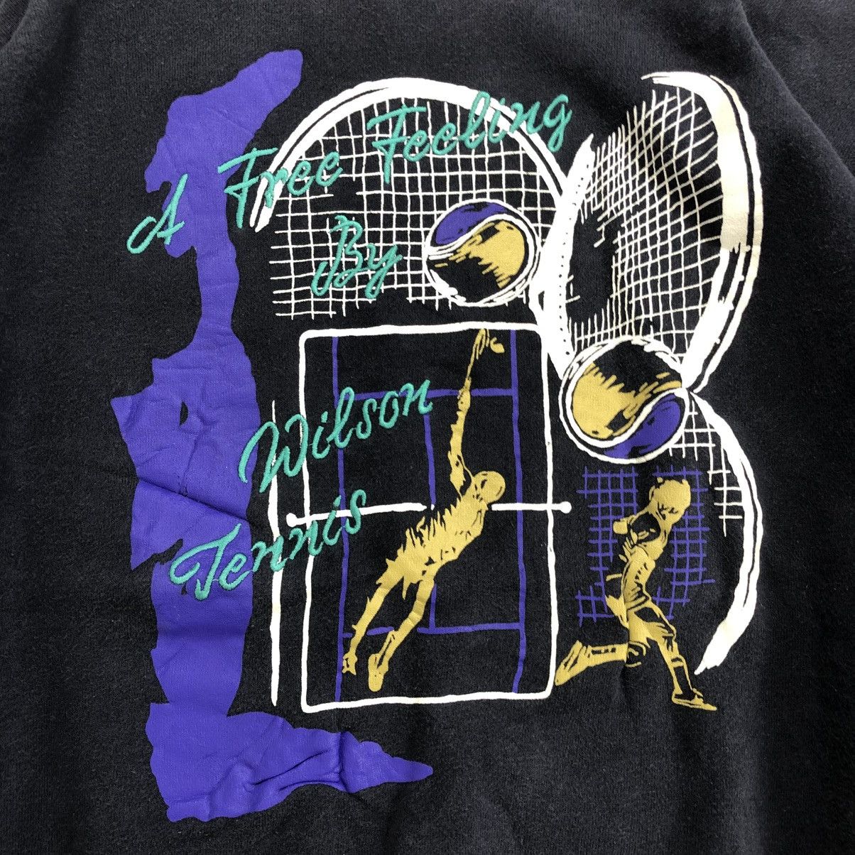 Vintage × Wilson Vintage Wilson Tennis Made to Win Graphic Sweatshirt Size US M / EU 48-50 / 2 - 3 Thumbnail