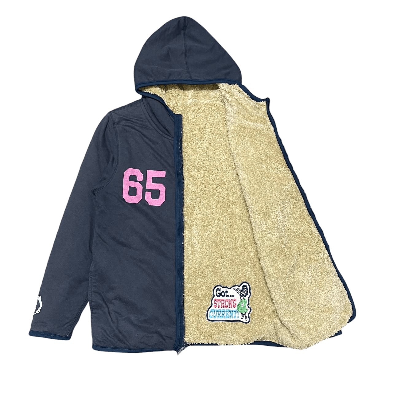 Ocean Current Vintage Strong Current North Shore Hawaii Reversible Hoodie Size US S / EU 44-46 / 1 - 2 Thumbnail