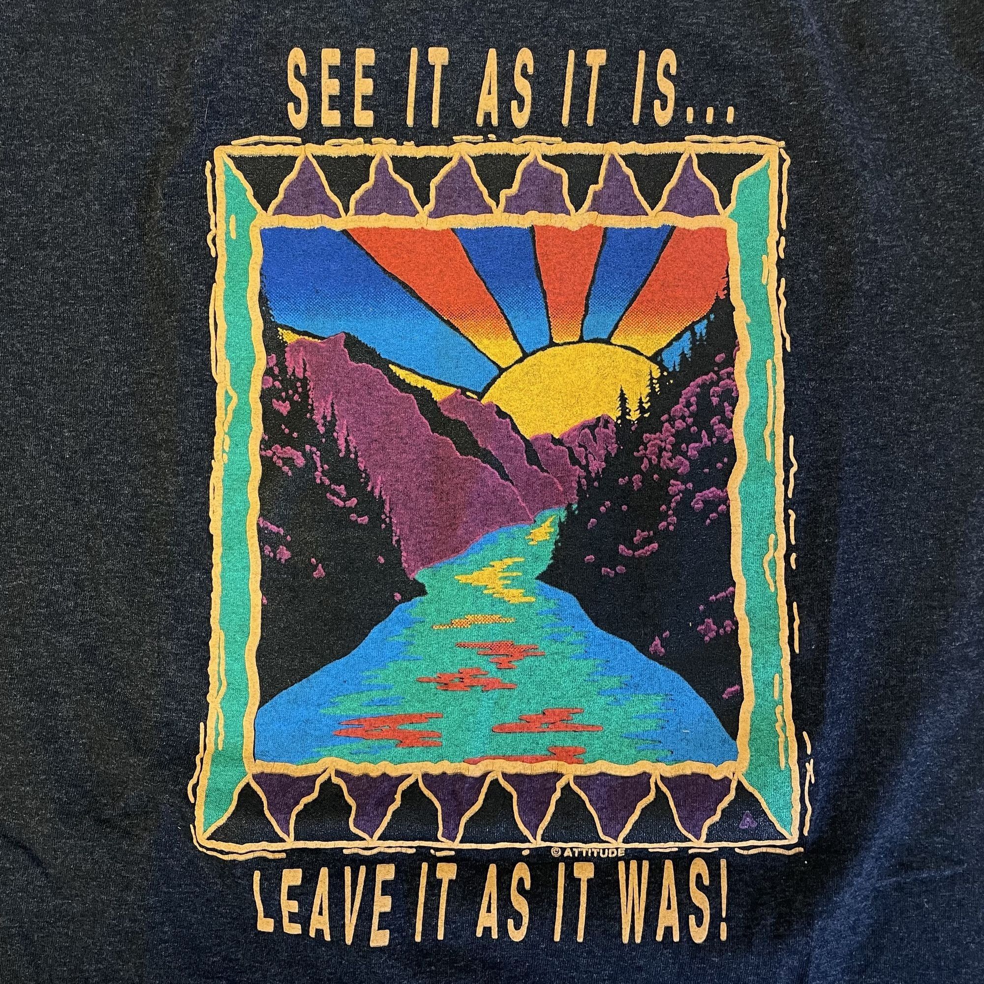 Other Vtg Tennessee River Gold COLORADO NEON SUNSET T Shirt Size US L / EU 52-54 / 3 - 1 Thumbnail