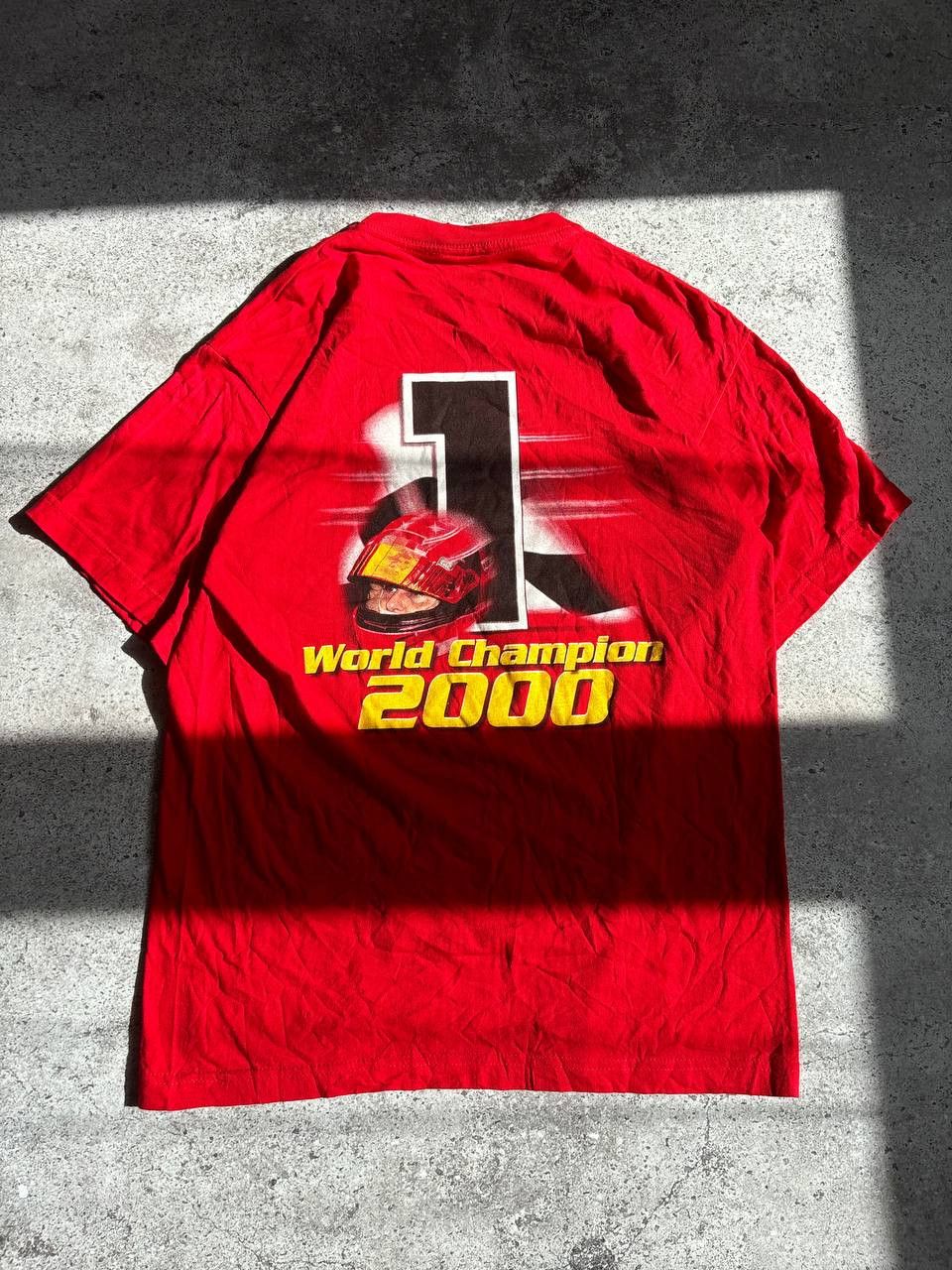 Formula 1 × Vintage Vintage 2000 Michael Schumacher Racing Formula Uno T-shirt Size US M / EU 48-50 / 2 - 3 Thumbnail