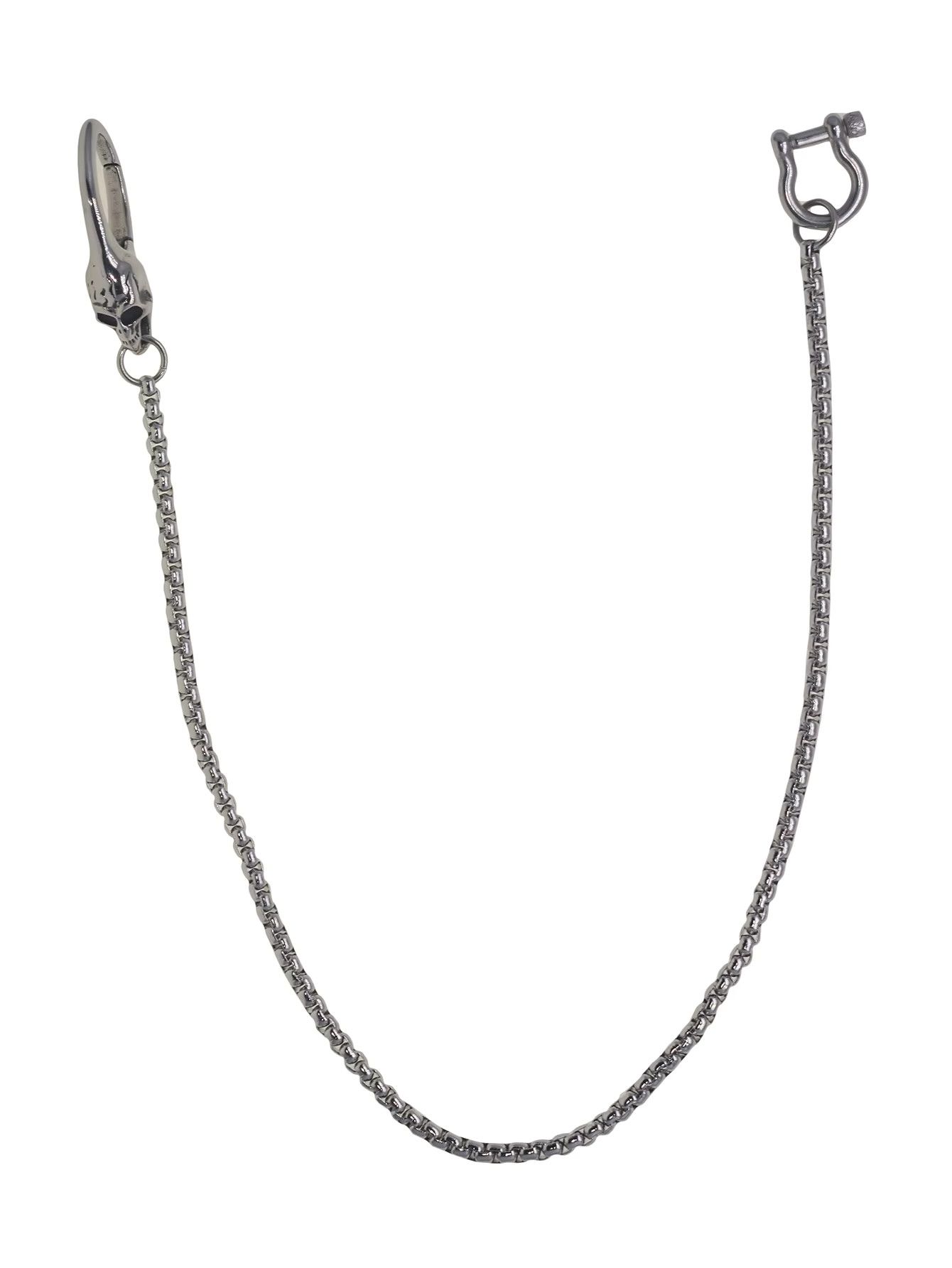 Jewelry Skull Snake Chain Jean Trousers Key Chain Street Waist Pant Size ONE SIZE - 2 Thumbnail