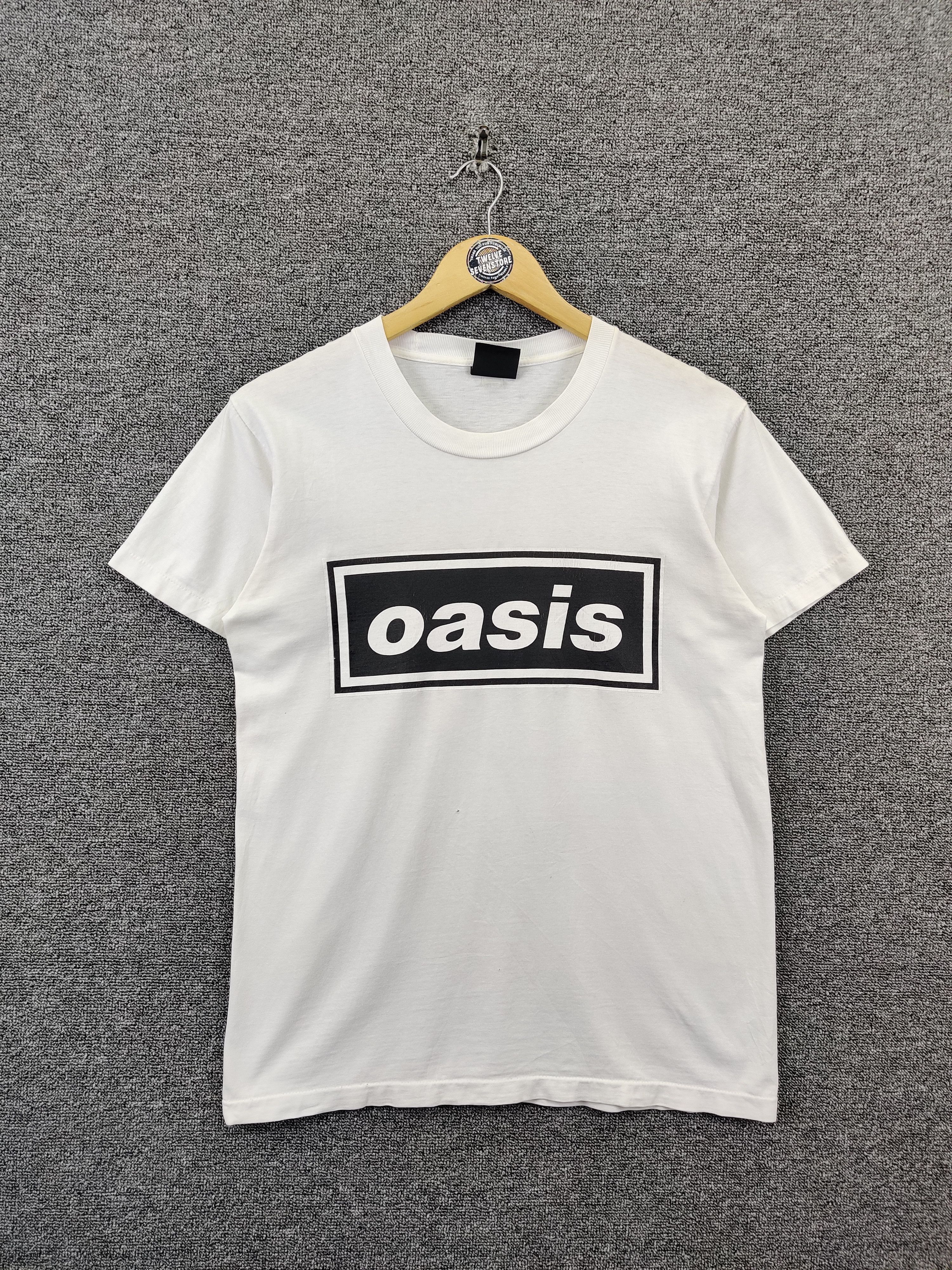 Band Tees × Vintage Oasis Shirt Box Logo Vintage Band Tees