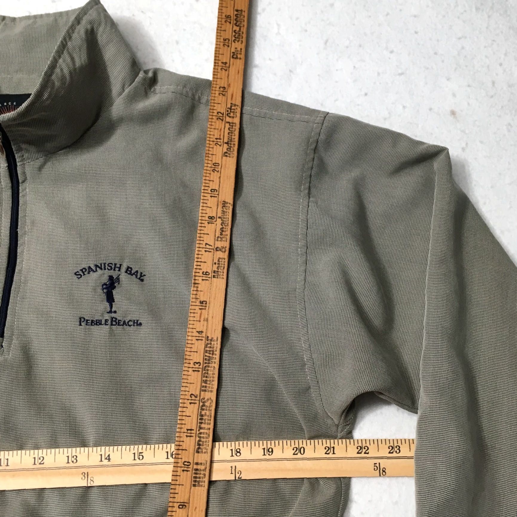 Vintage Sun Mountain 1/4 Zip Pullover Jacket Shirt Gray XS-XL (M) Lined Fleece Athletic Womens Shirt Size M / US 6-8 / IT 42-44 - 6 Thumbnail